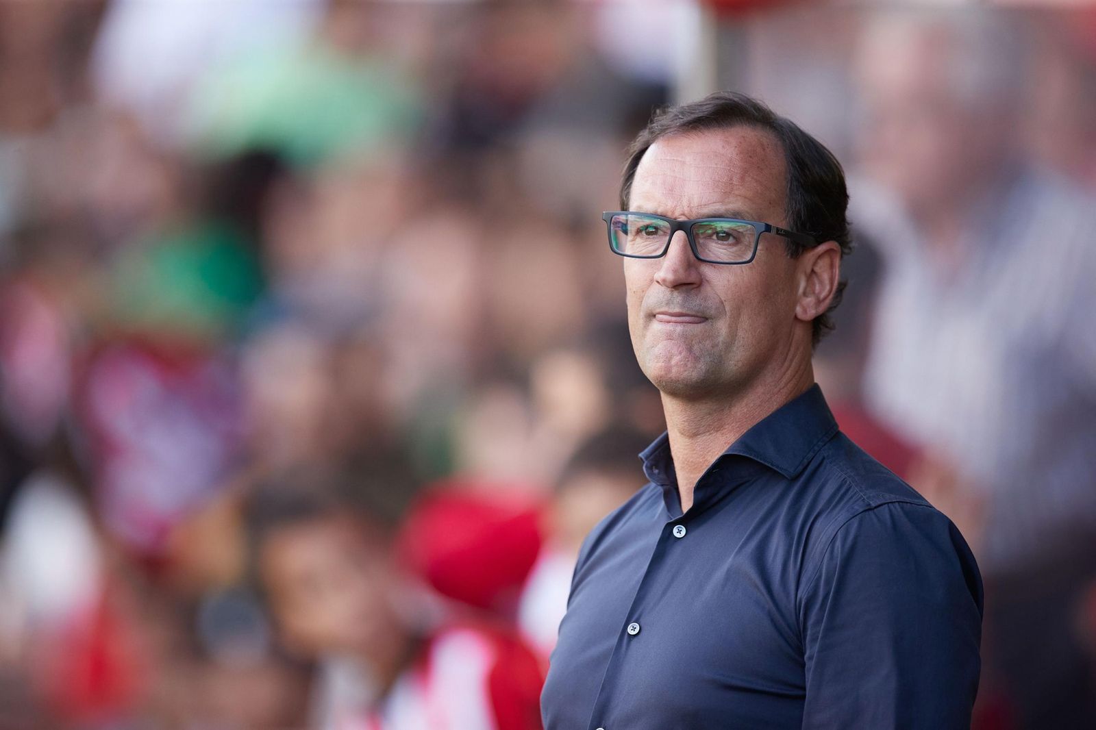 Joseba Etxeberria, durante un encuentro con el Eibar.