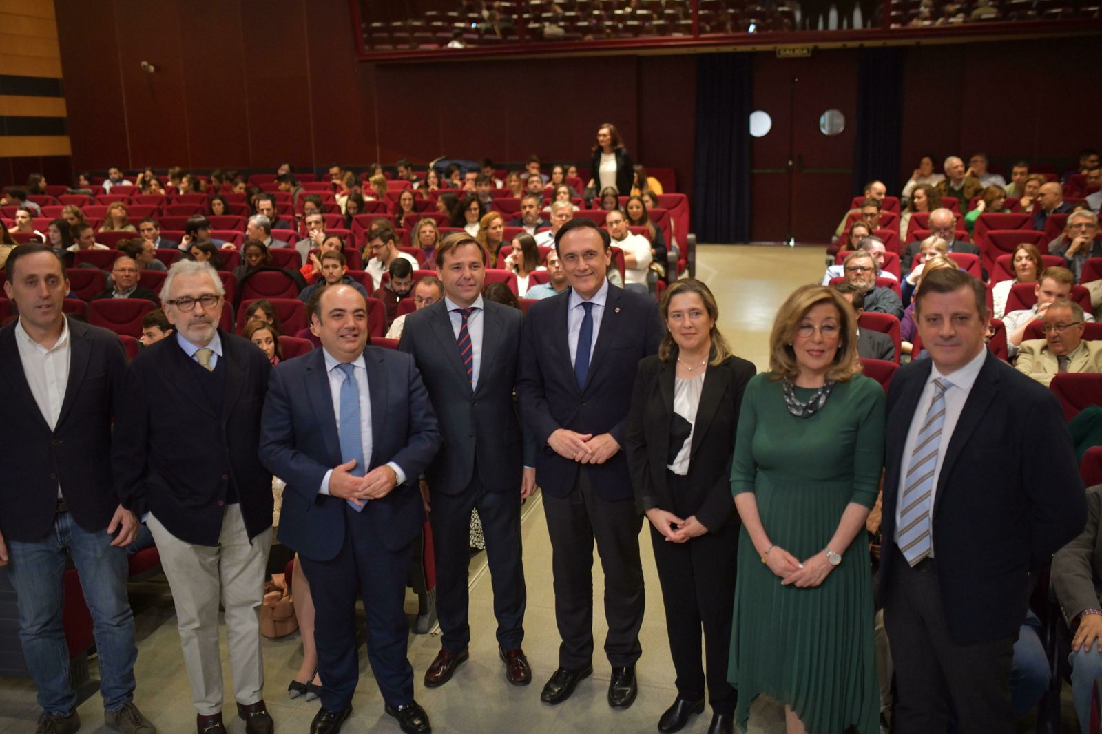 Dirigentes institucionales en la inauguración del curso académico de másteres de la UCO.