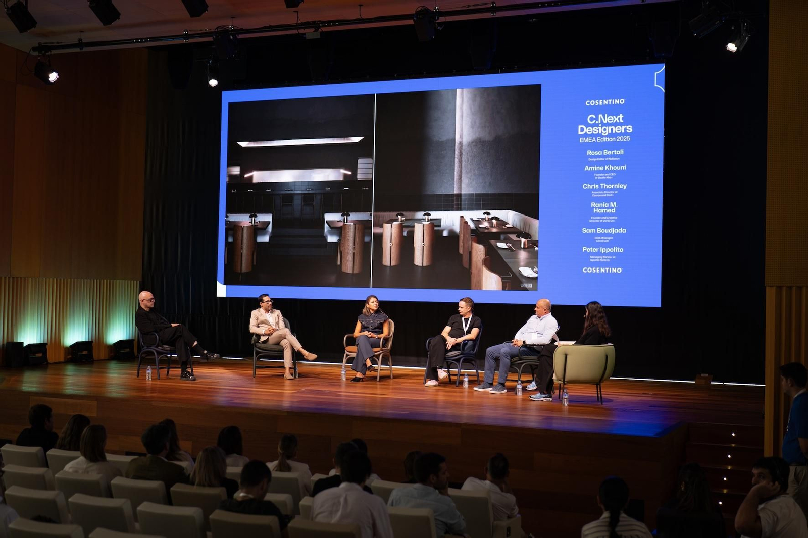 Una de las sesiones de la III C·Next Designers EMEA organizada por Consentino en Almería.