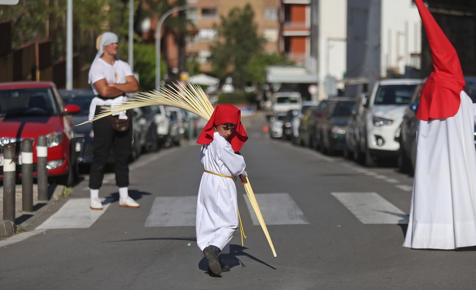 Fotos del Domingo de Ramos en Algeciras: Borriquita y Oración en el Huerto