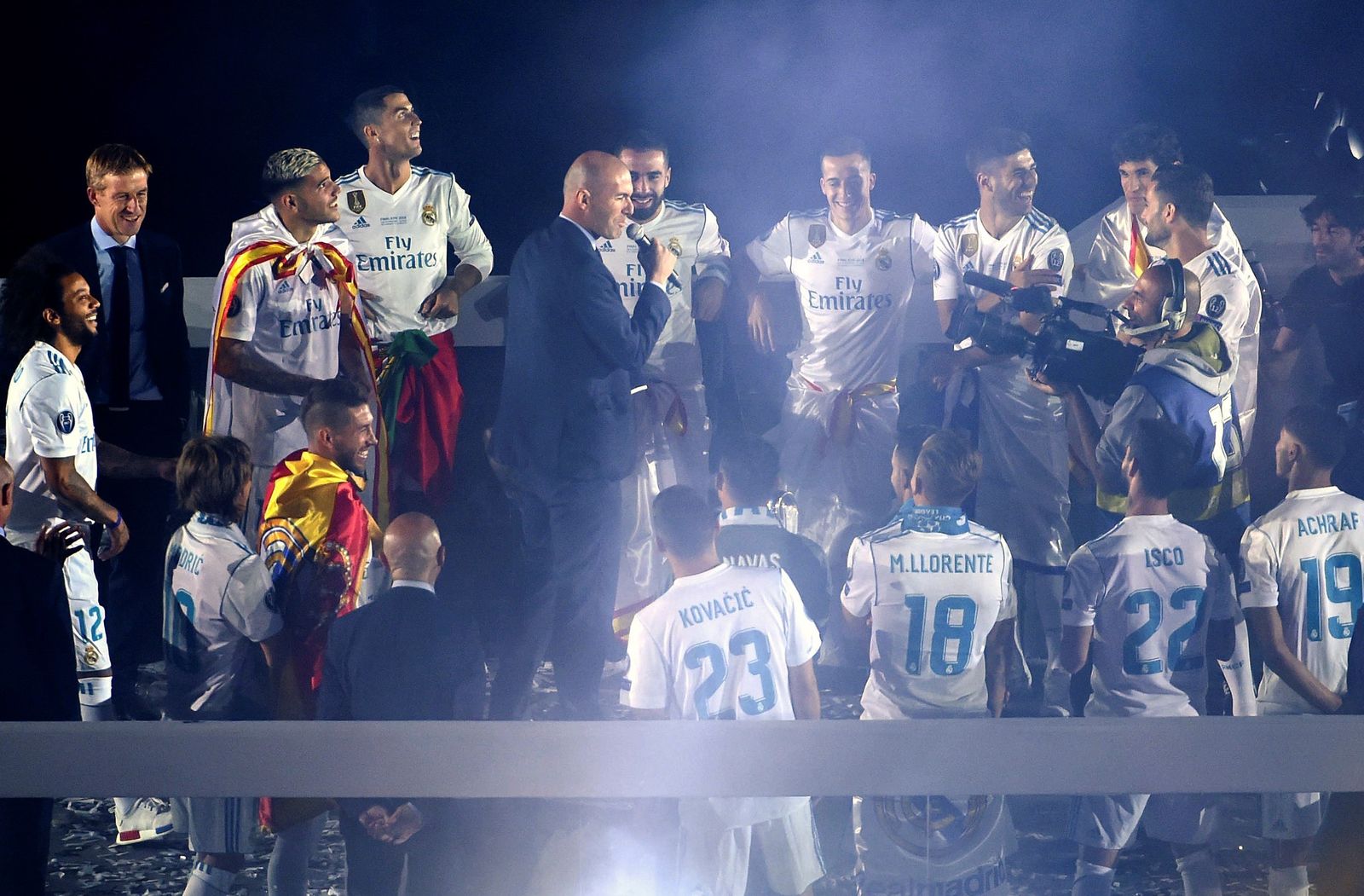 El Real Madrid celebra su decimotercera Champions