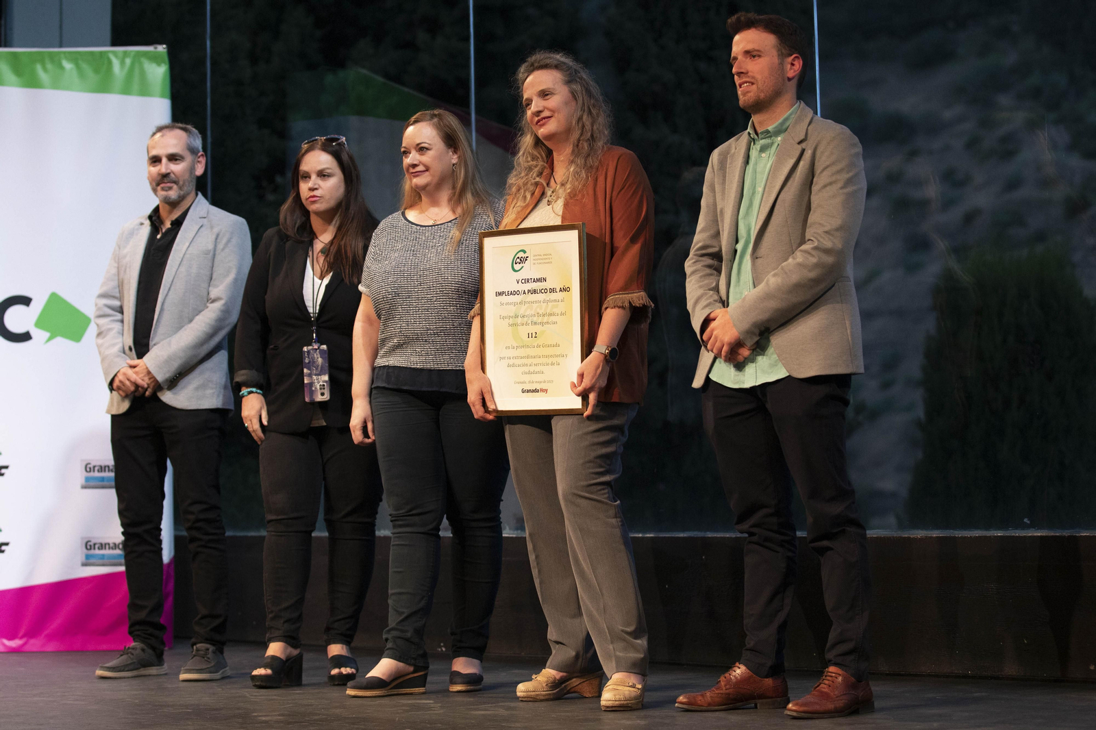 El V Certamen del Empleado Público del año en Granada, en imágenes