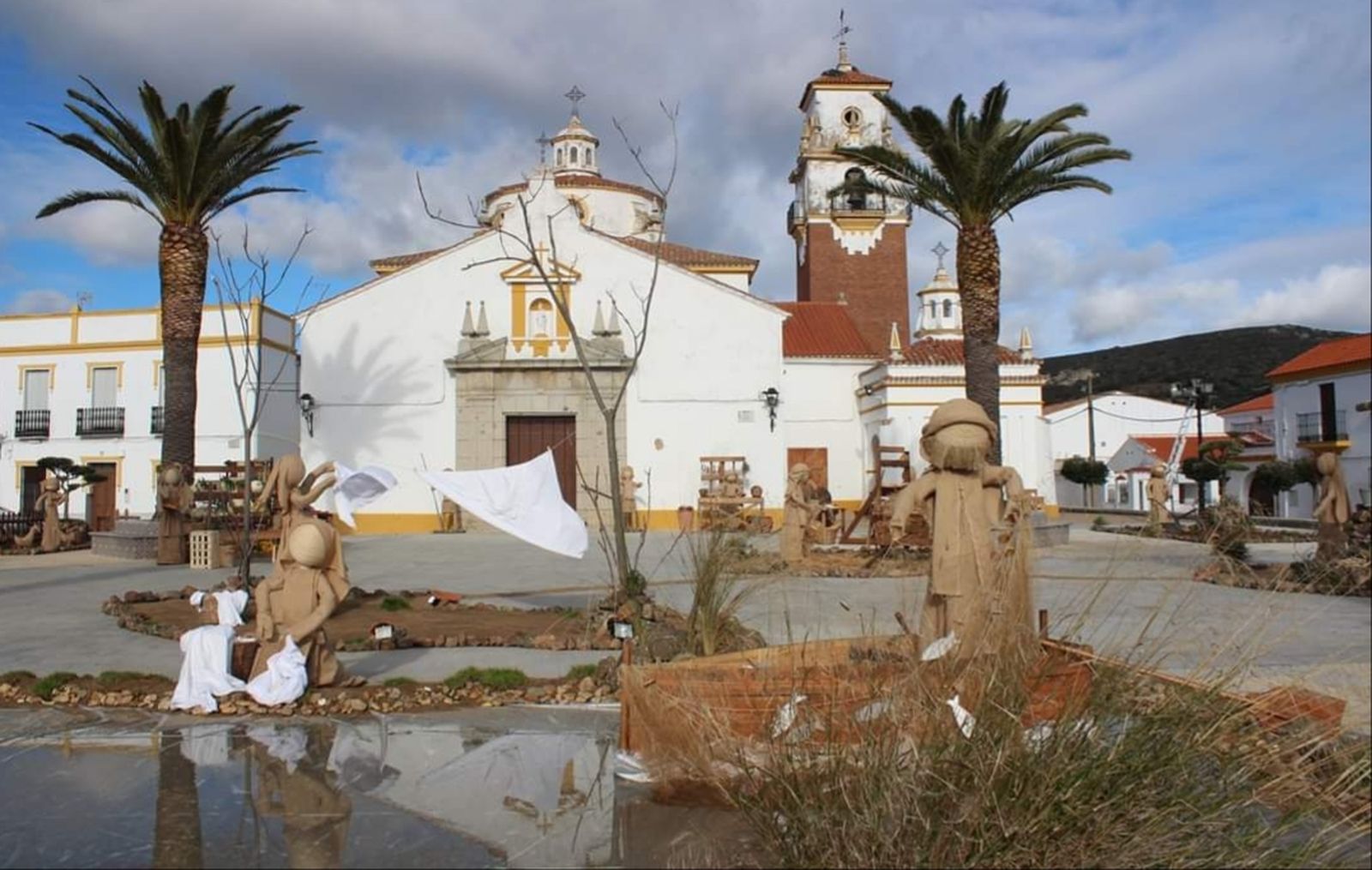 Belén de la plaza de la Constitución de Los Blázquez.