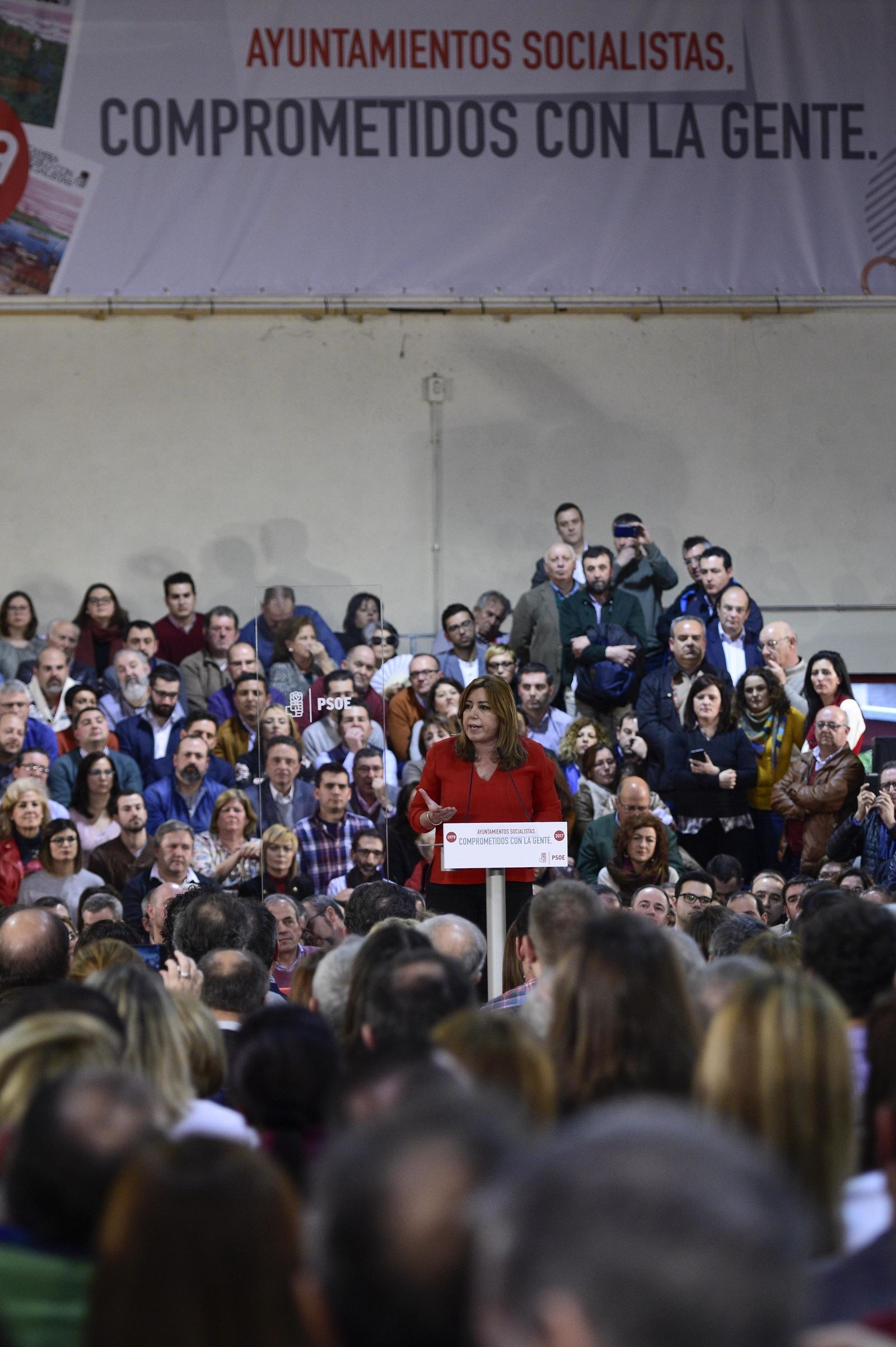 El acto de Susana Díaz con los alcaldes socialistas en Madrid