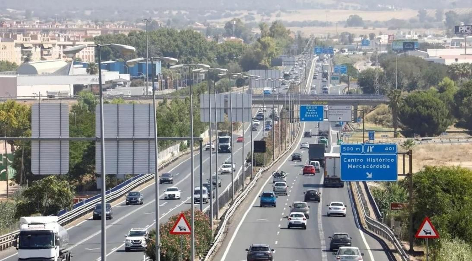 Tráfico en la ronda de circunvalación de Córdoba