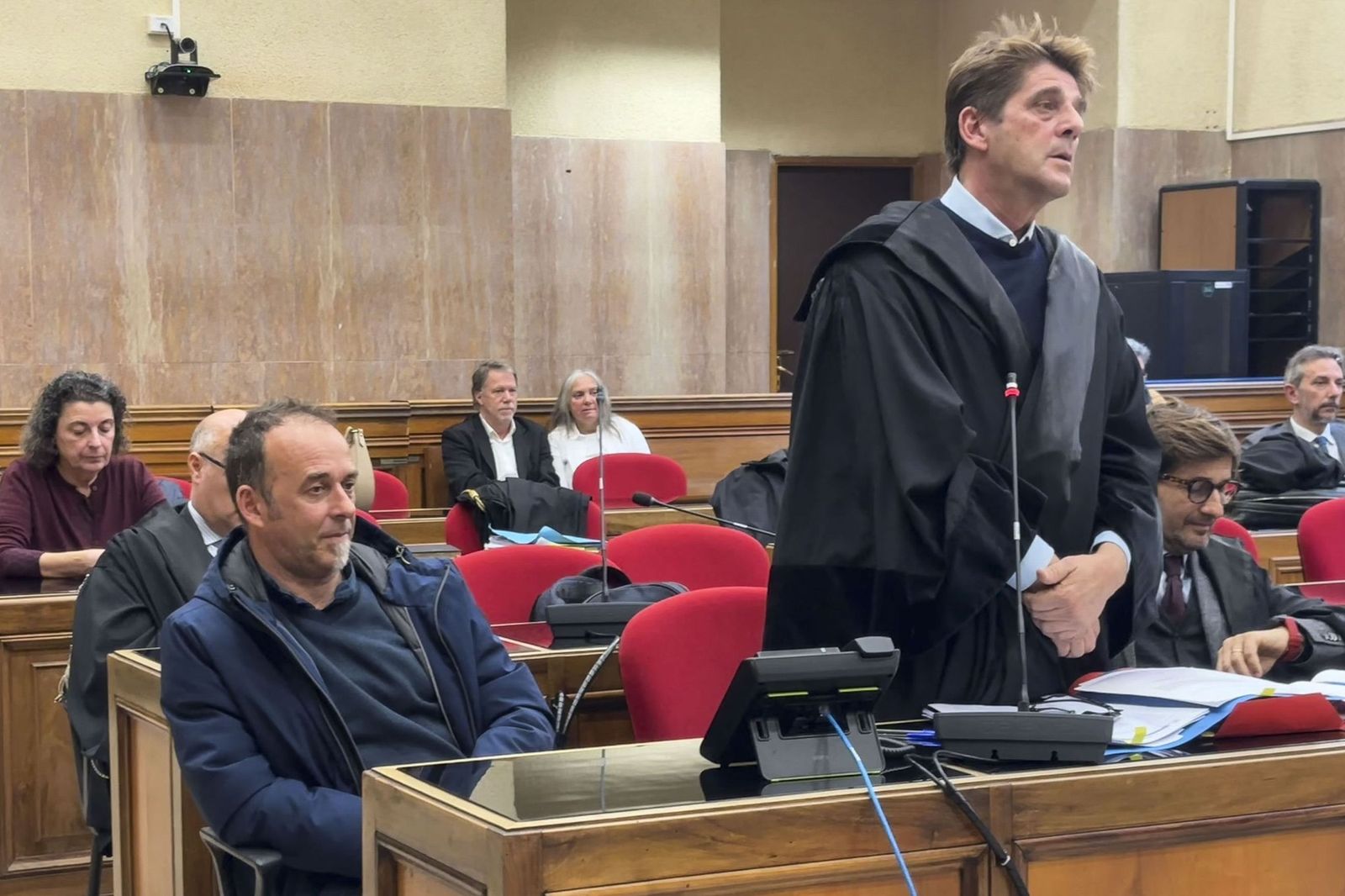 Arcuri durante la sesión celebrada hoy en Italia