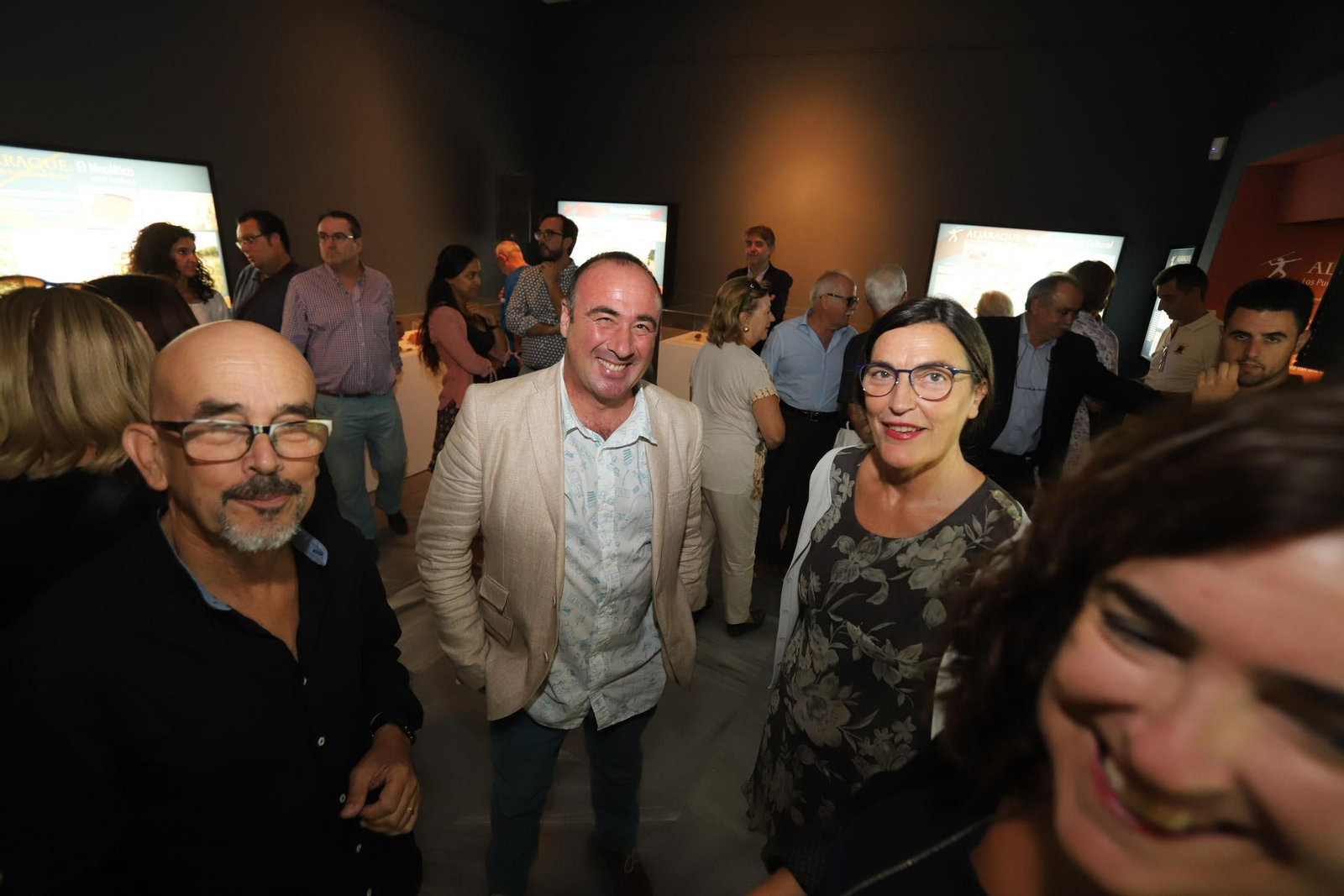 Imágenes de la inauguración de la exposición 'Los pueblos de Huelva en el Museo: Aljaraque'