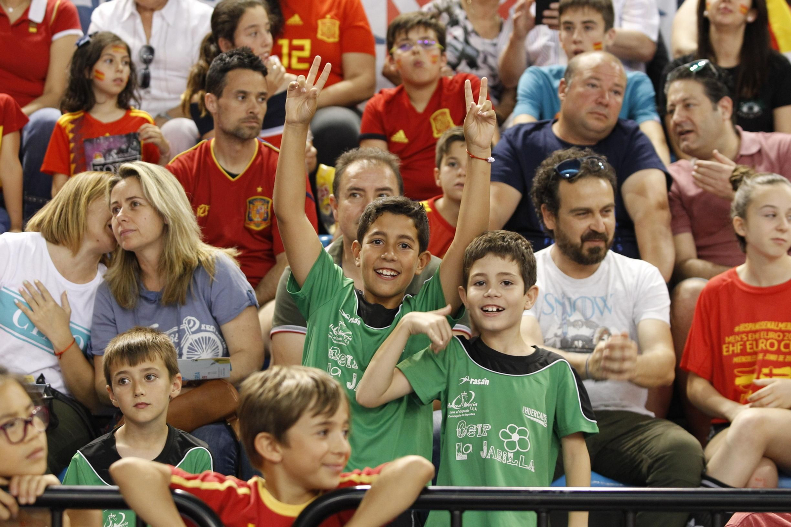 Fotogalería España-Suecia. Balonmano. Palacio Juegos Mediterráneos. Almería