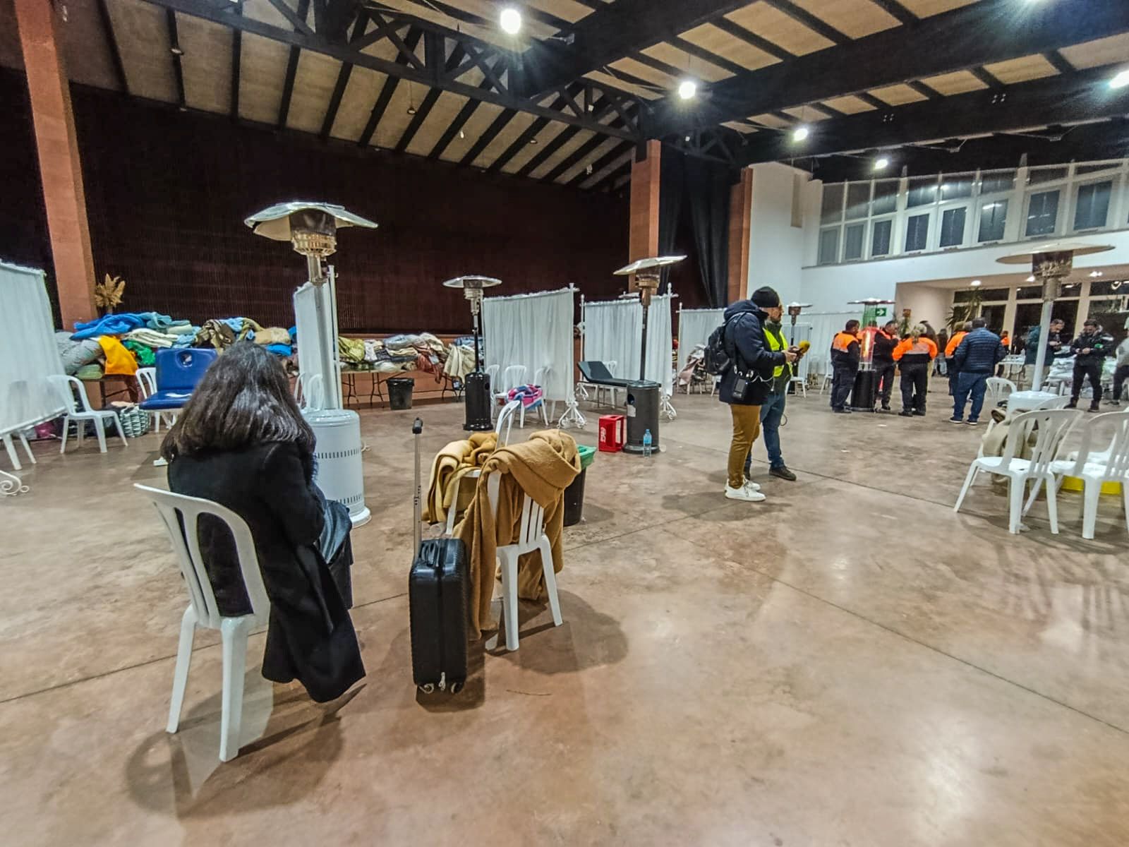 Fotografías del Hospital de campaña habilitado en Adamuz tras el accidente de tren