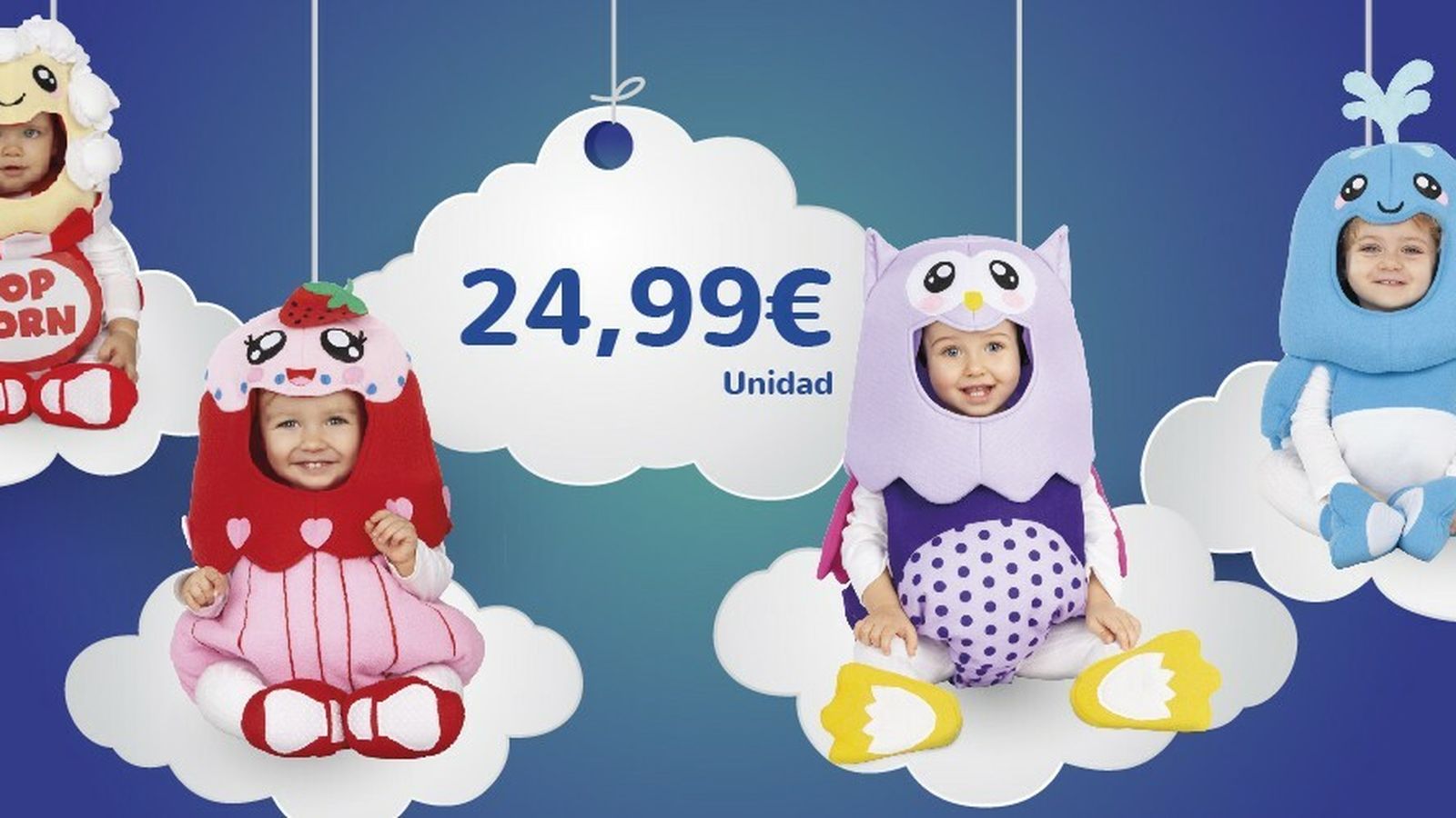 Los más pequeños también pueden disfrazarse sin enterarse de nada gracias a Juguettos.