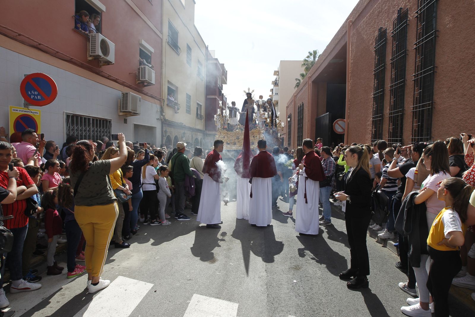 Imágenes de la Procesión de Coronación. Barrio de Los Molinos. Semana Santa Almería 2019