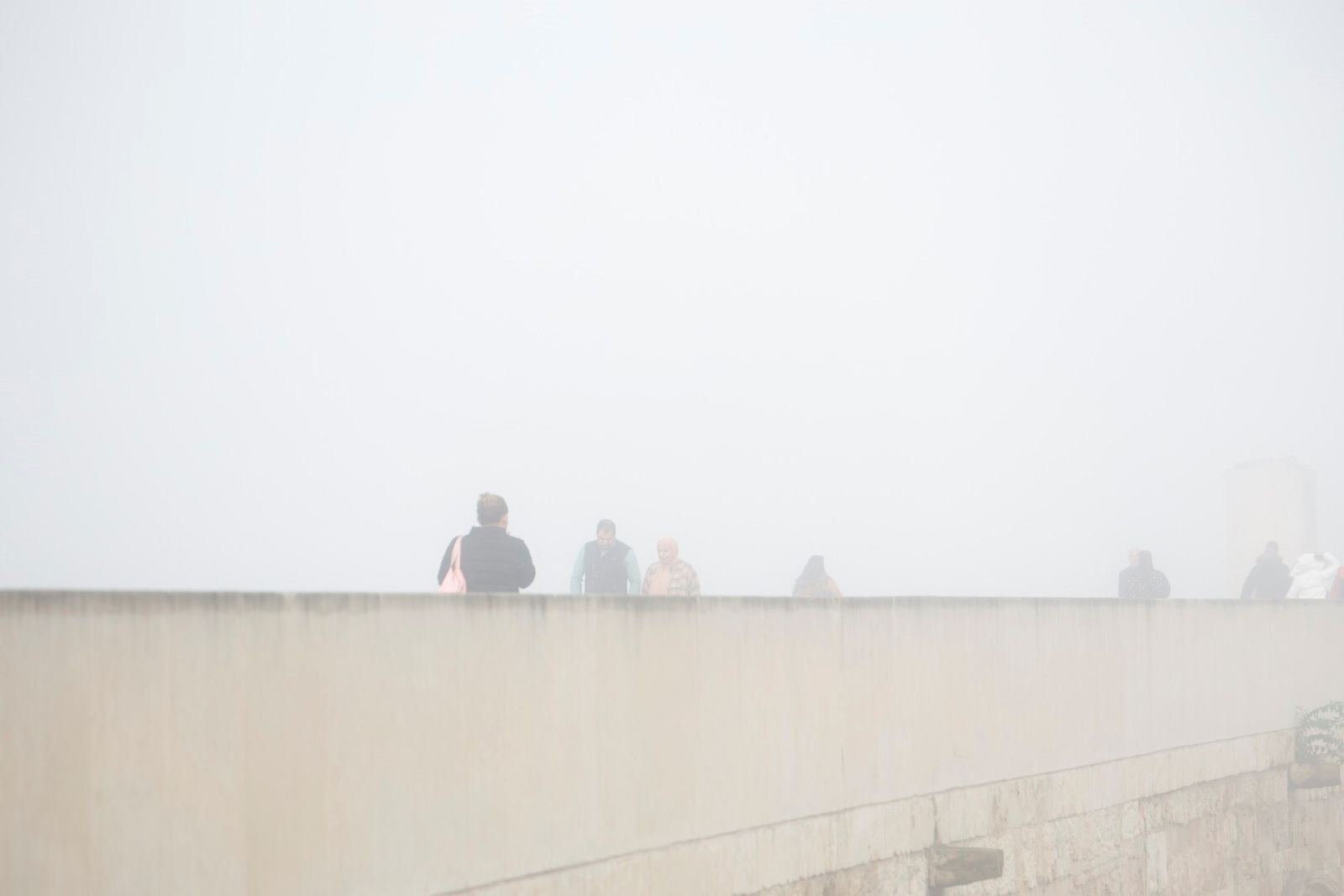 Córdoba comienza la semana cubierta de niebla, en imágenes