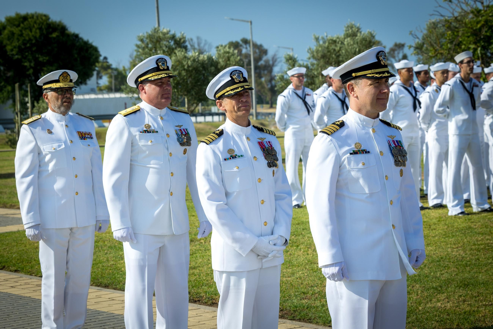 Las imágenes de la ceremonia de cambio de mando de EEUU en la Base de Rota