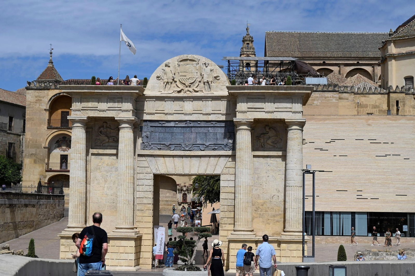 Las imágenes de las nuevas vistas de Córdoba desde el mirador de la Puerte del Puente
