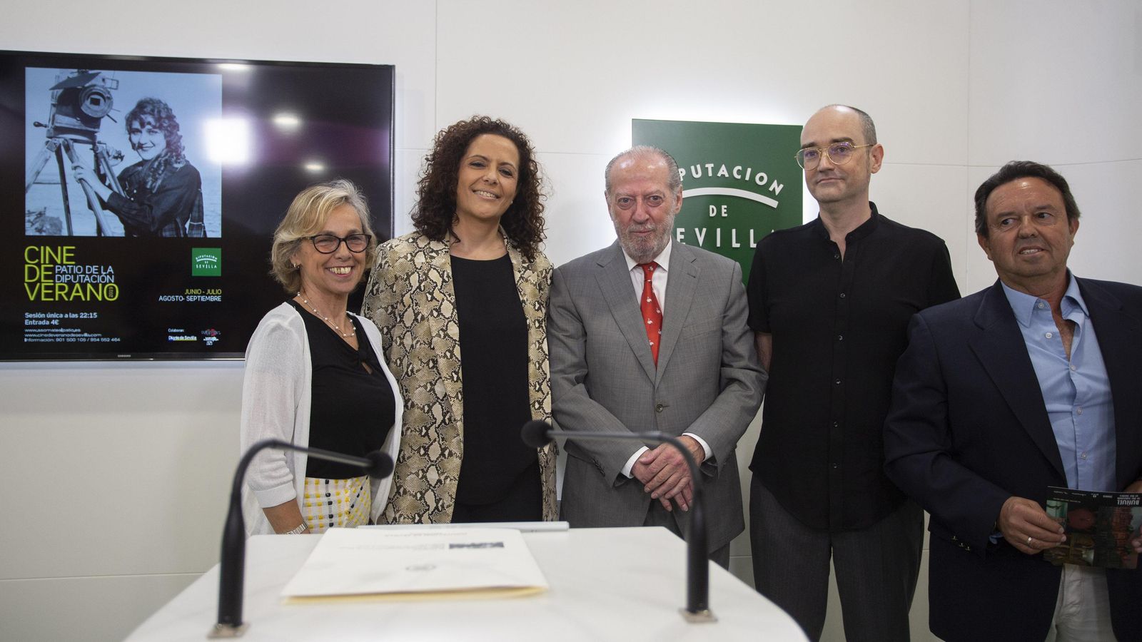 Presentación del cine de verano de Diputación 2019.