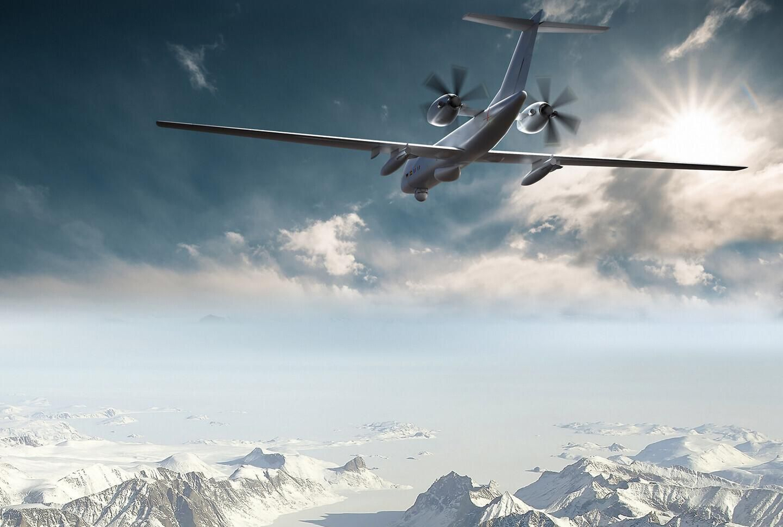 Prototipo en vuelo del Eurodrone.