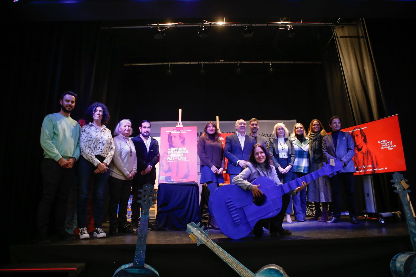 Fotos de la presentación del XII Encuentro Internacional de Guitarra Paco de Lucía