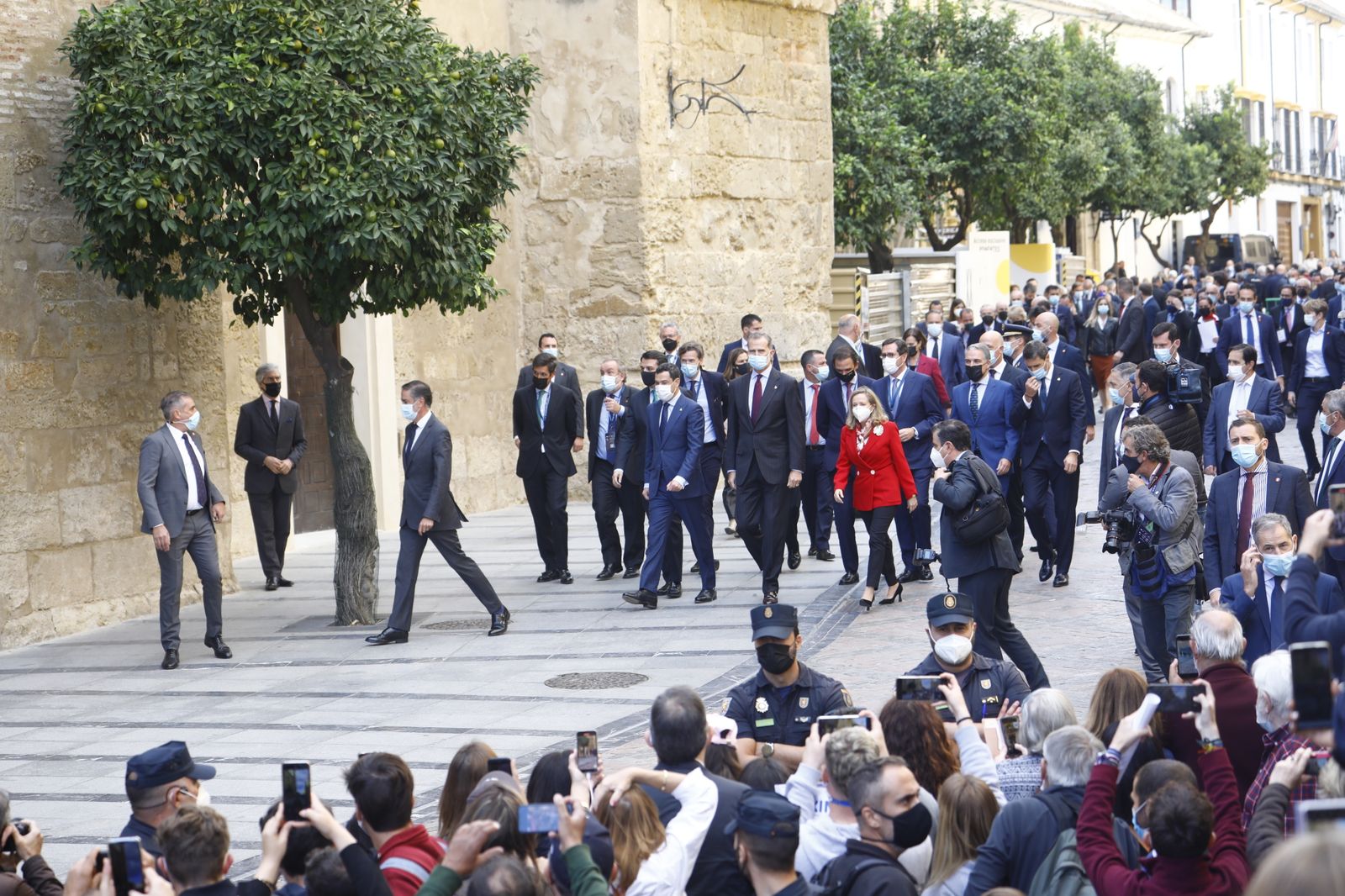 La clausura del Rey del  Congreso de Directivos de CEDE en Córdoba, en fotografías