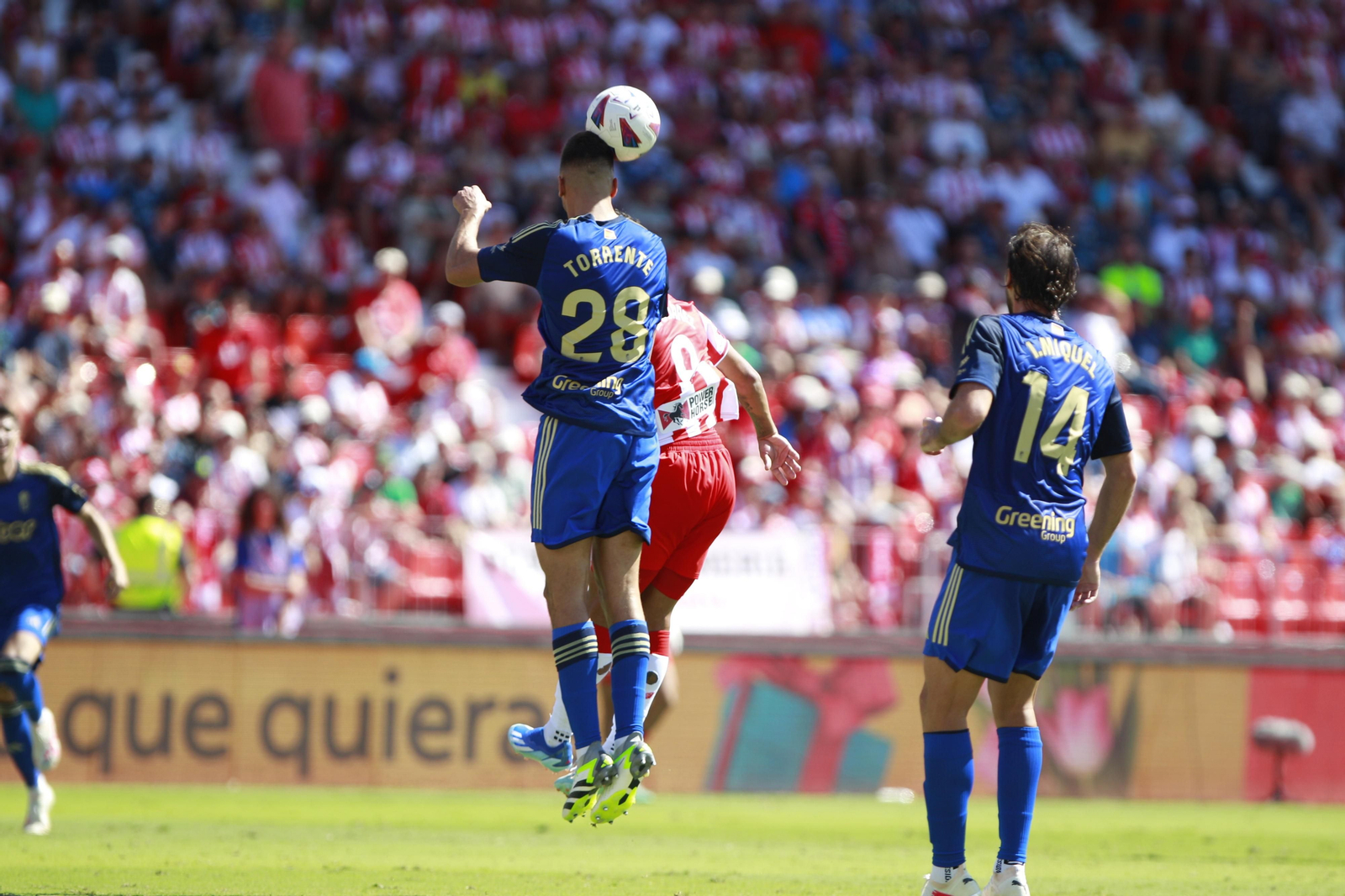 Imágenes del empate a 3 de la U.D. Almería y el Granada C.F.