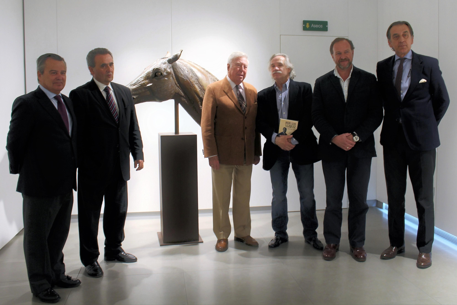 Vista general de la exposición 'La tauromaquia en el arte', en Caja Rural del Sur.