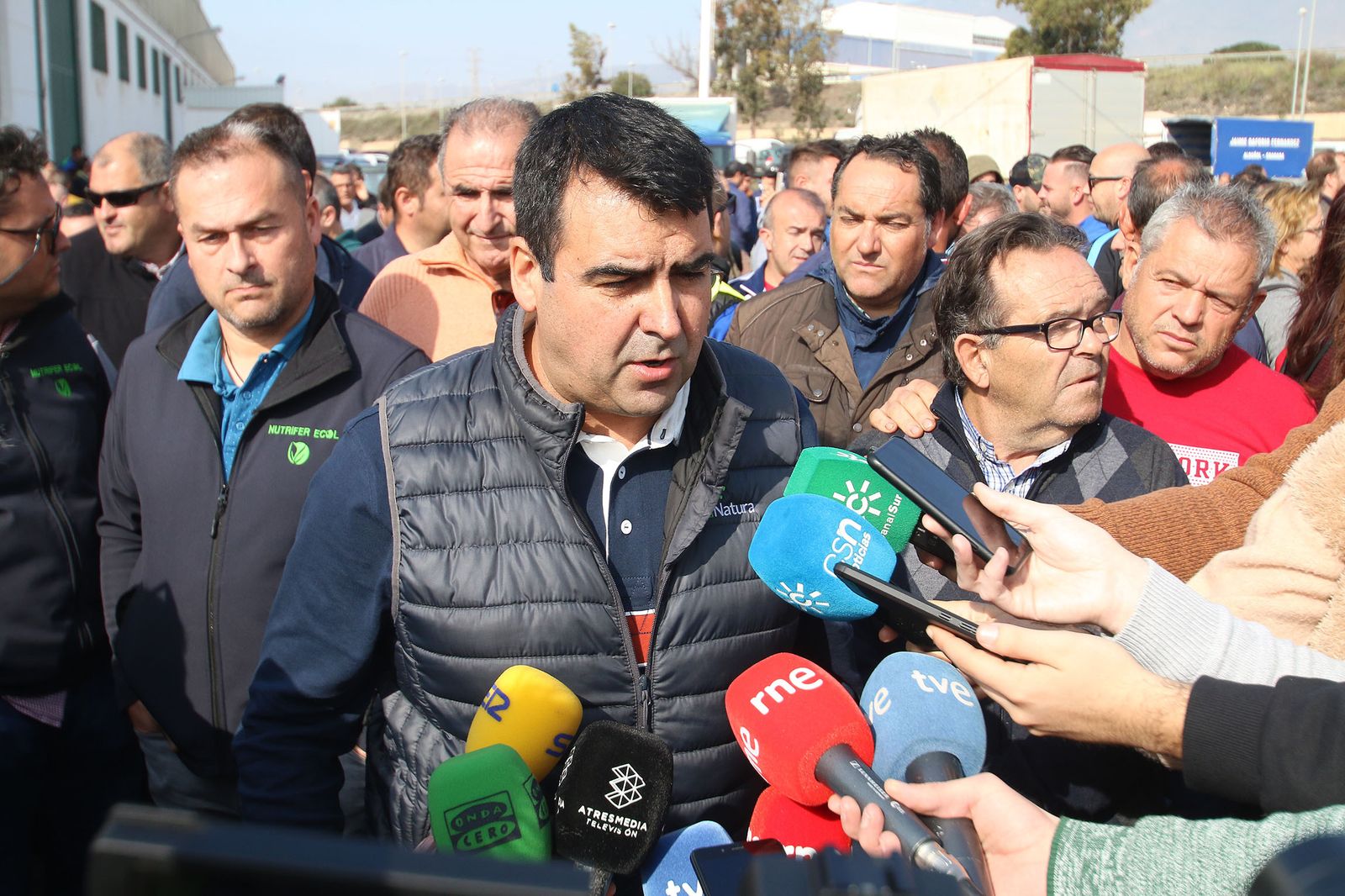 Las imágenes de la manifestación de agricultores