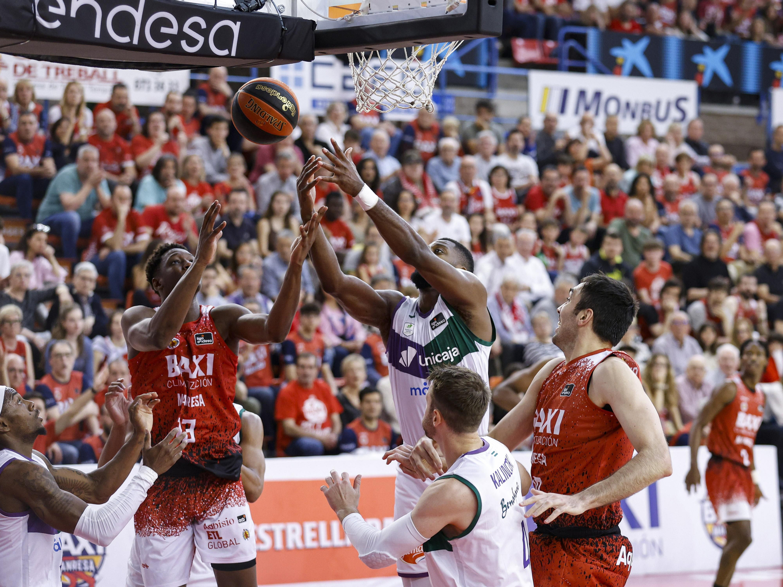 El Baxi Manresa - Unicaja, en fotos