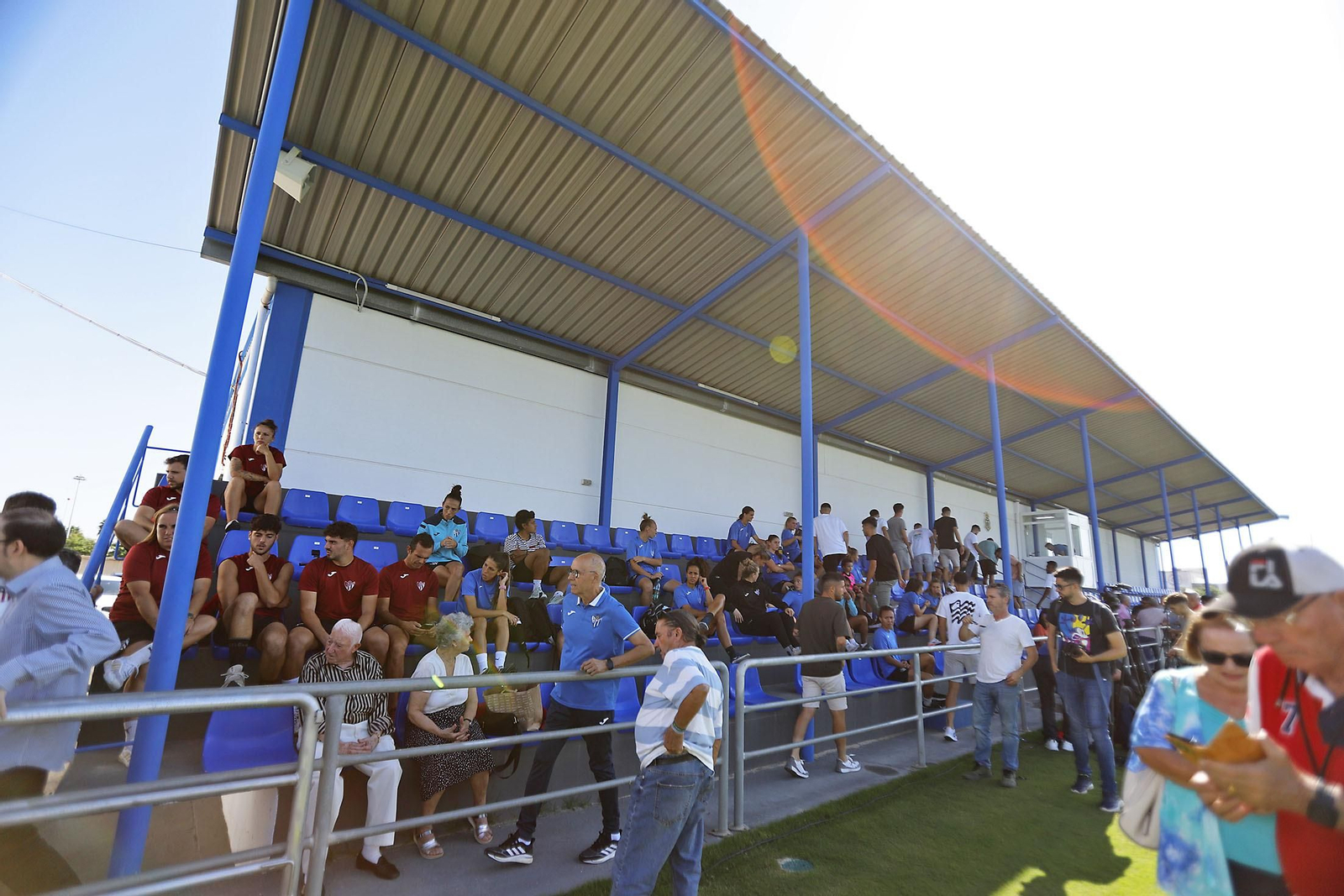 Imágenes de la inauguración del campo 1 de la Ciudad Deportiva del Real Club Recreativo de Huelva