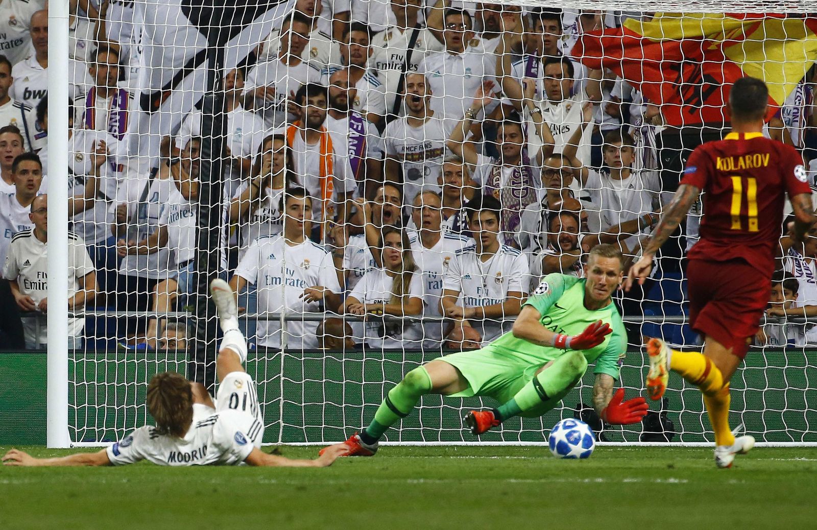 El Real Madrid-Roma, en imágenes