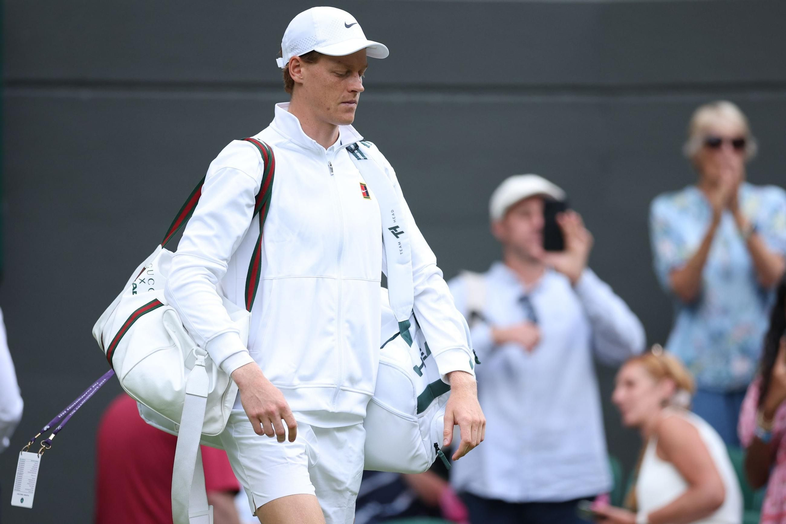 Las fotos de Wimbledon con las clasificaciones de Djokovic y Sinner