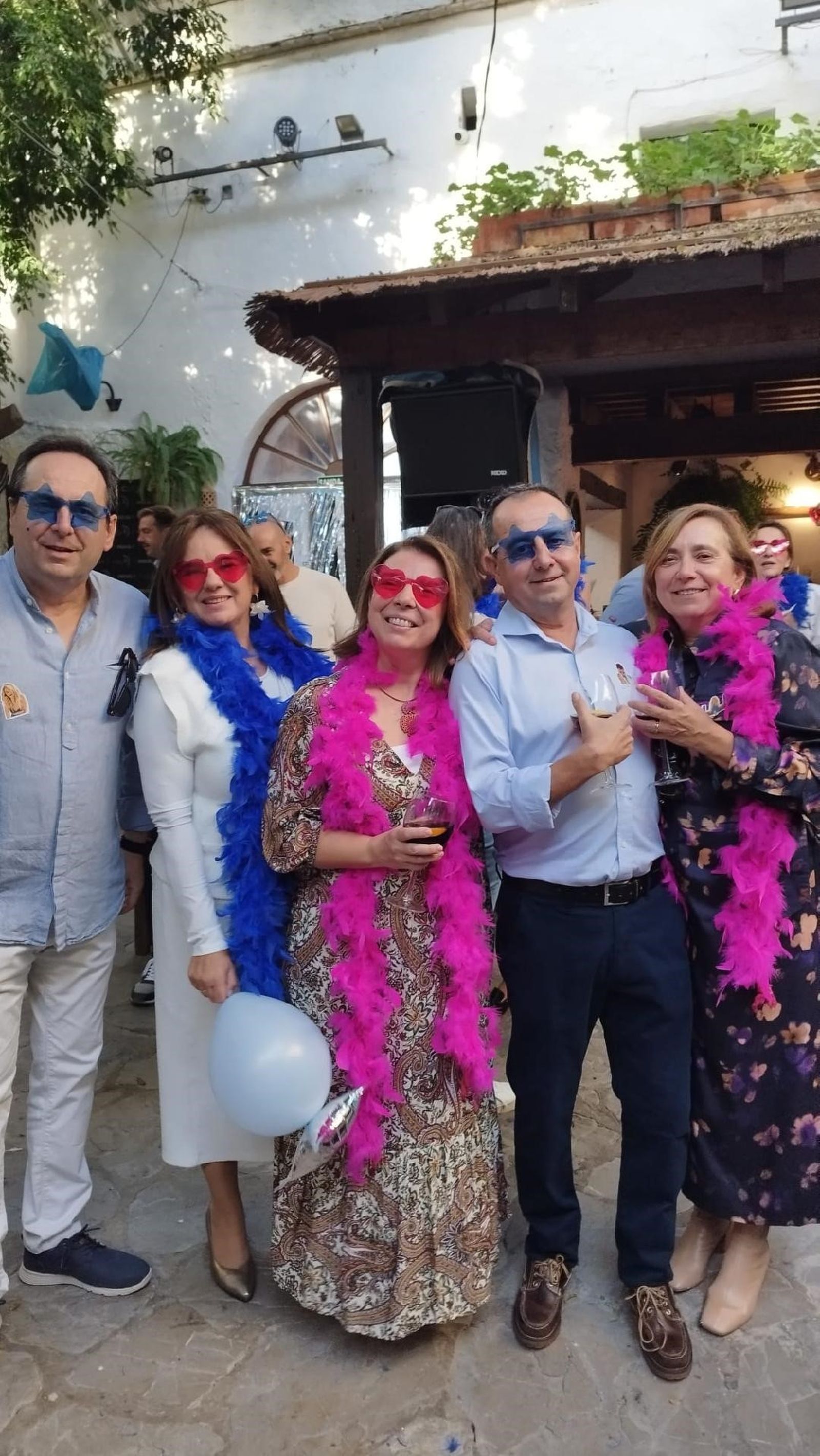 Juan García, Lourdes López, Leticia de la Fuente y Diego y Maribel García.