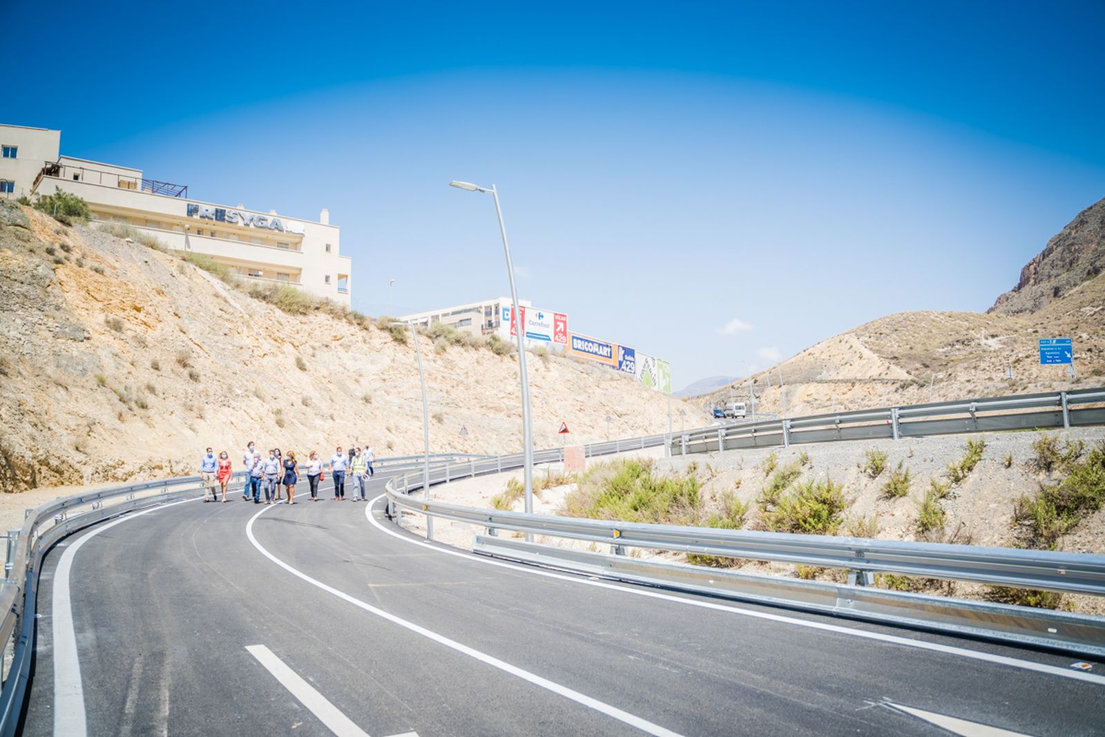 Aguadulce estrena conexión directa con el semienlace de la A7