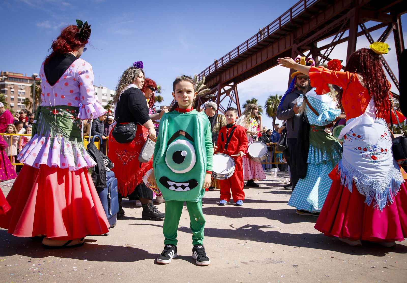 Las imágenes del entierro de la sardina en Almería