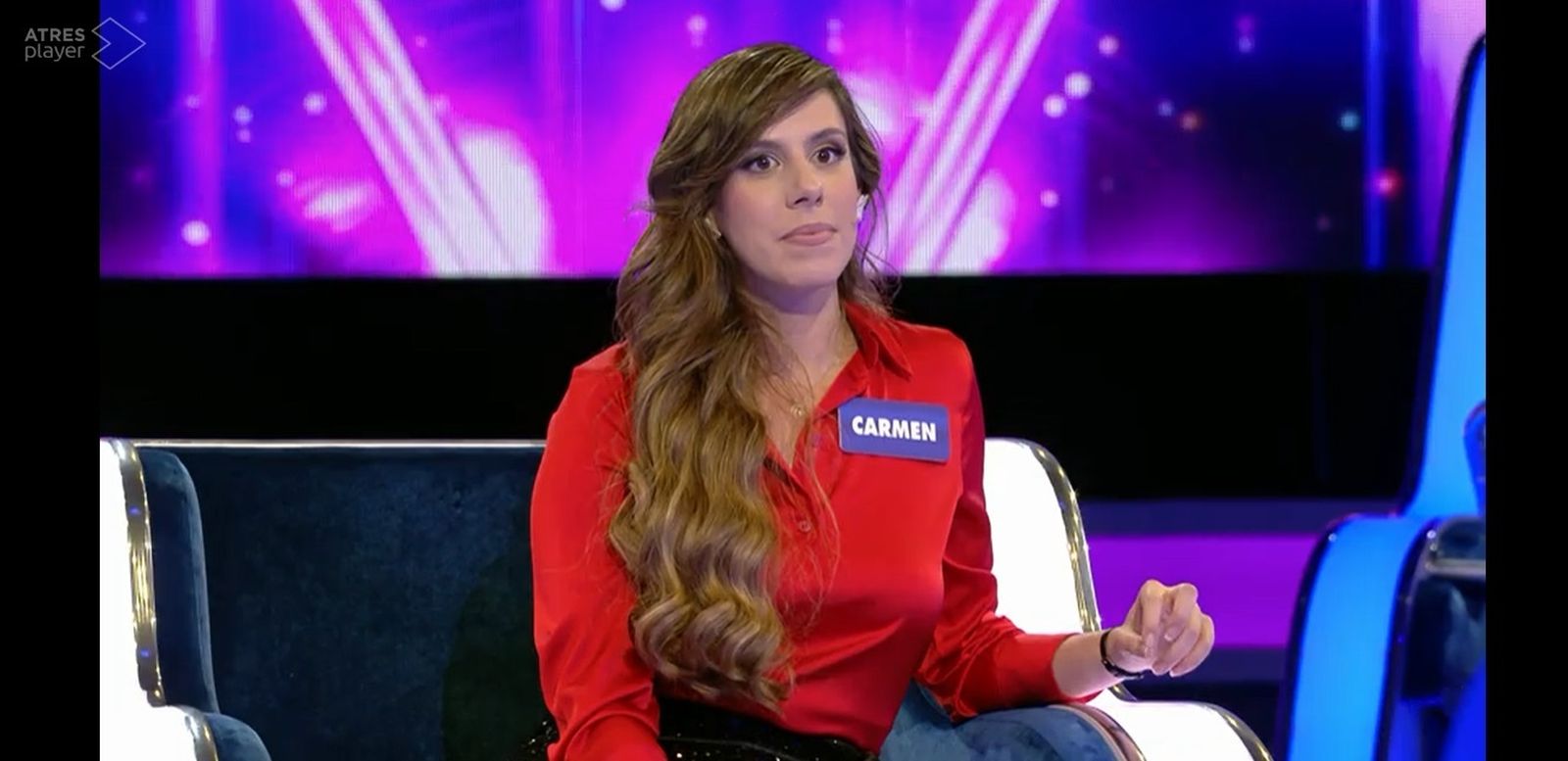 La almeriense Carmen Muley durante su participación en 'El círculo de los famosos'.