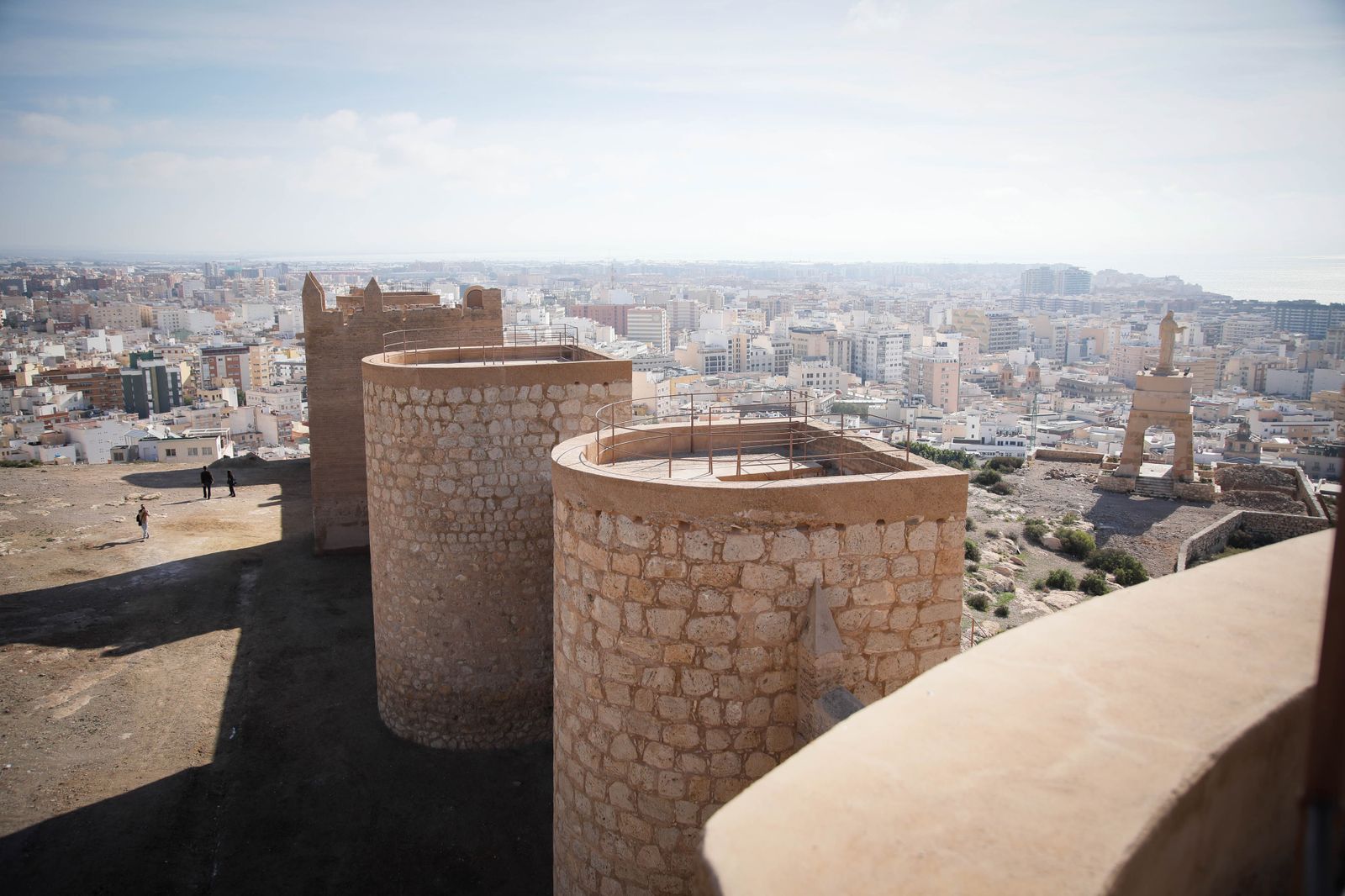 Las imágenes de la restauración de la Muralla de San Cristóbal
