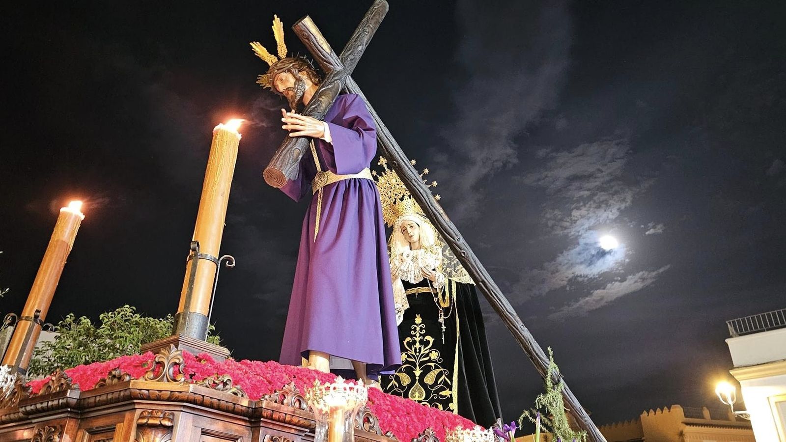 Imagen de Nuestro Padre Jesús Nazareno en el Jueves Santo pasado.