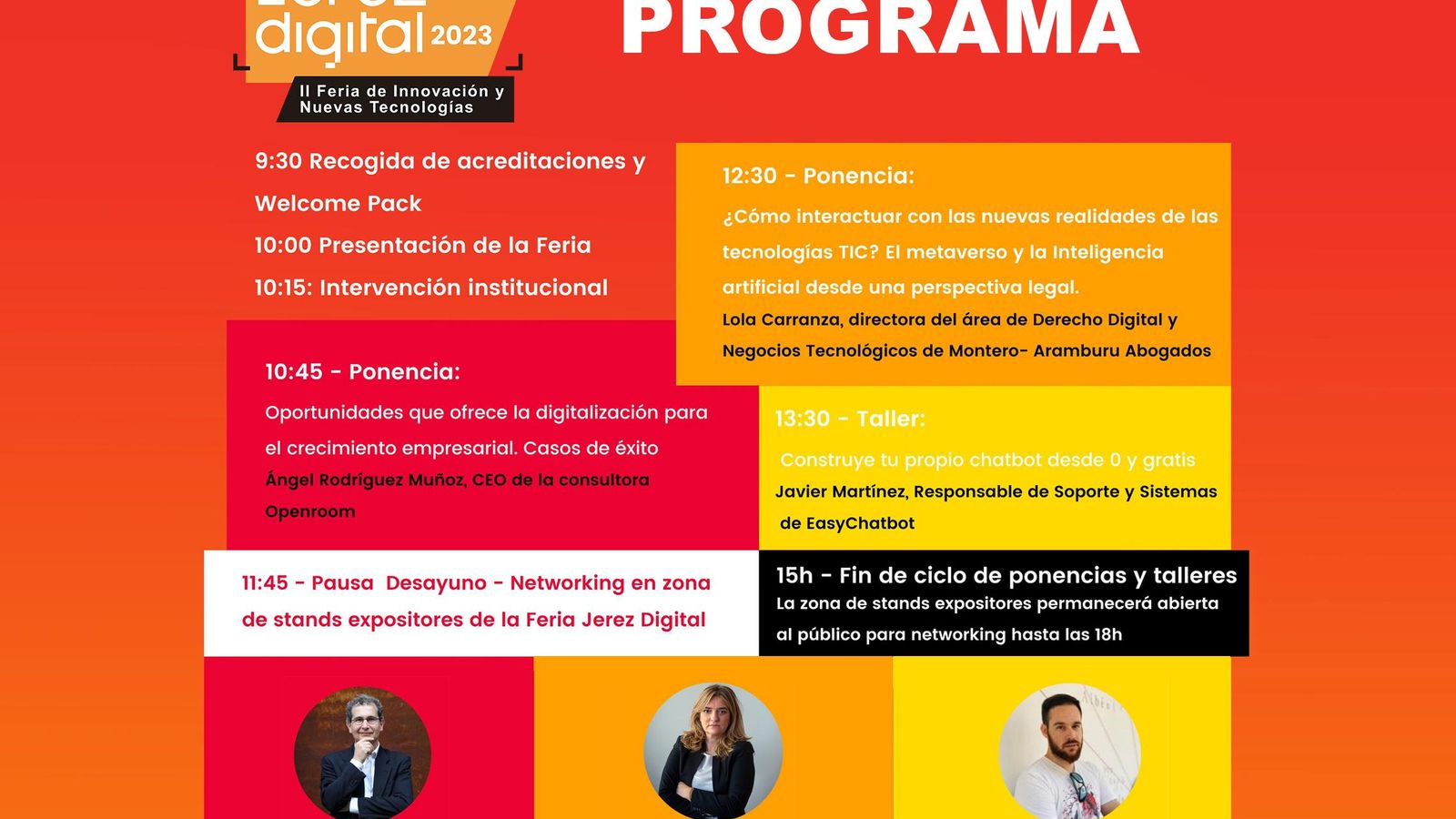 Programa de la Feria.