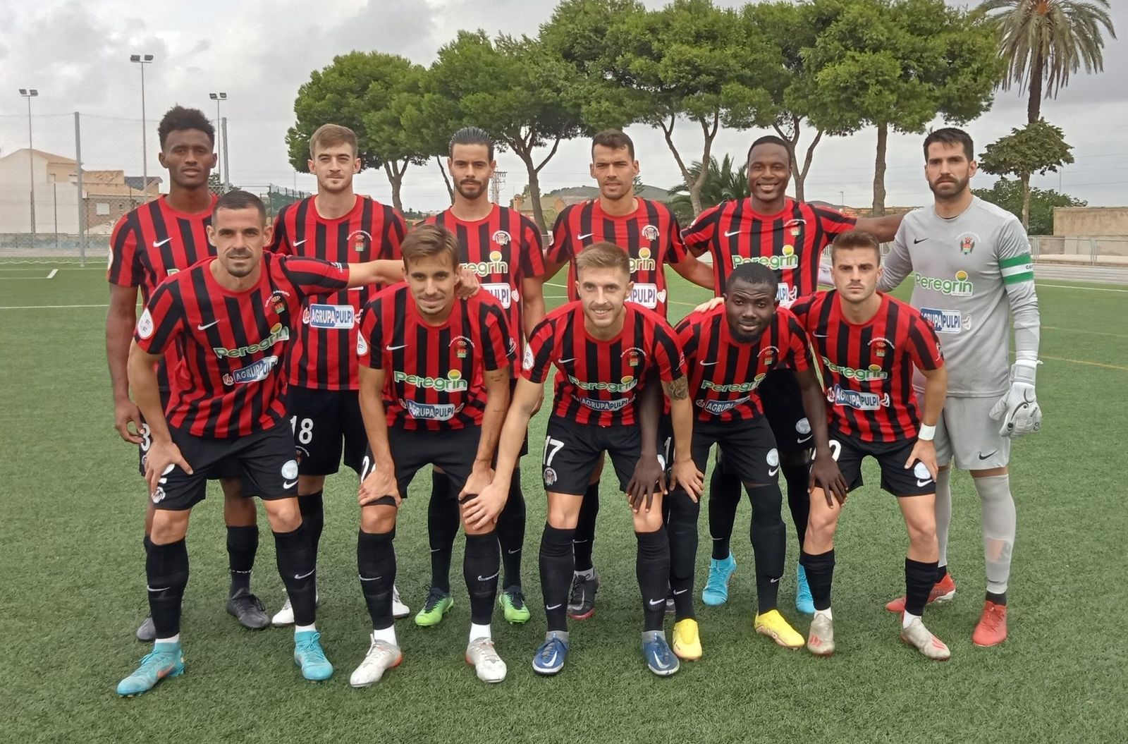 Alineación del Atlético Pulpileño en La Unión.