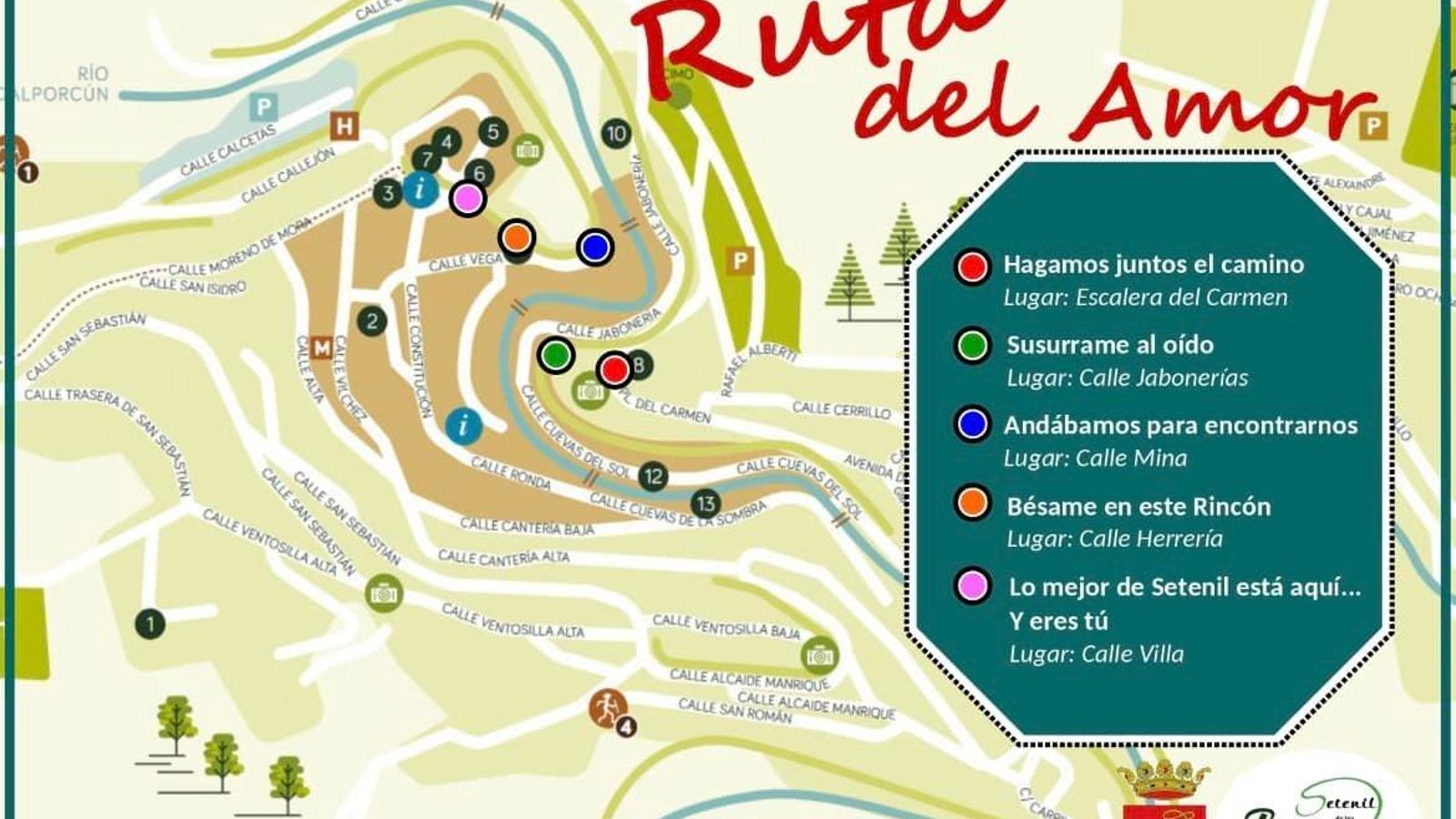 Ruta del amor en Setenil