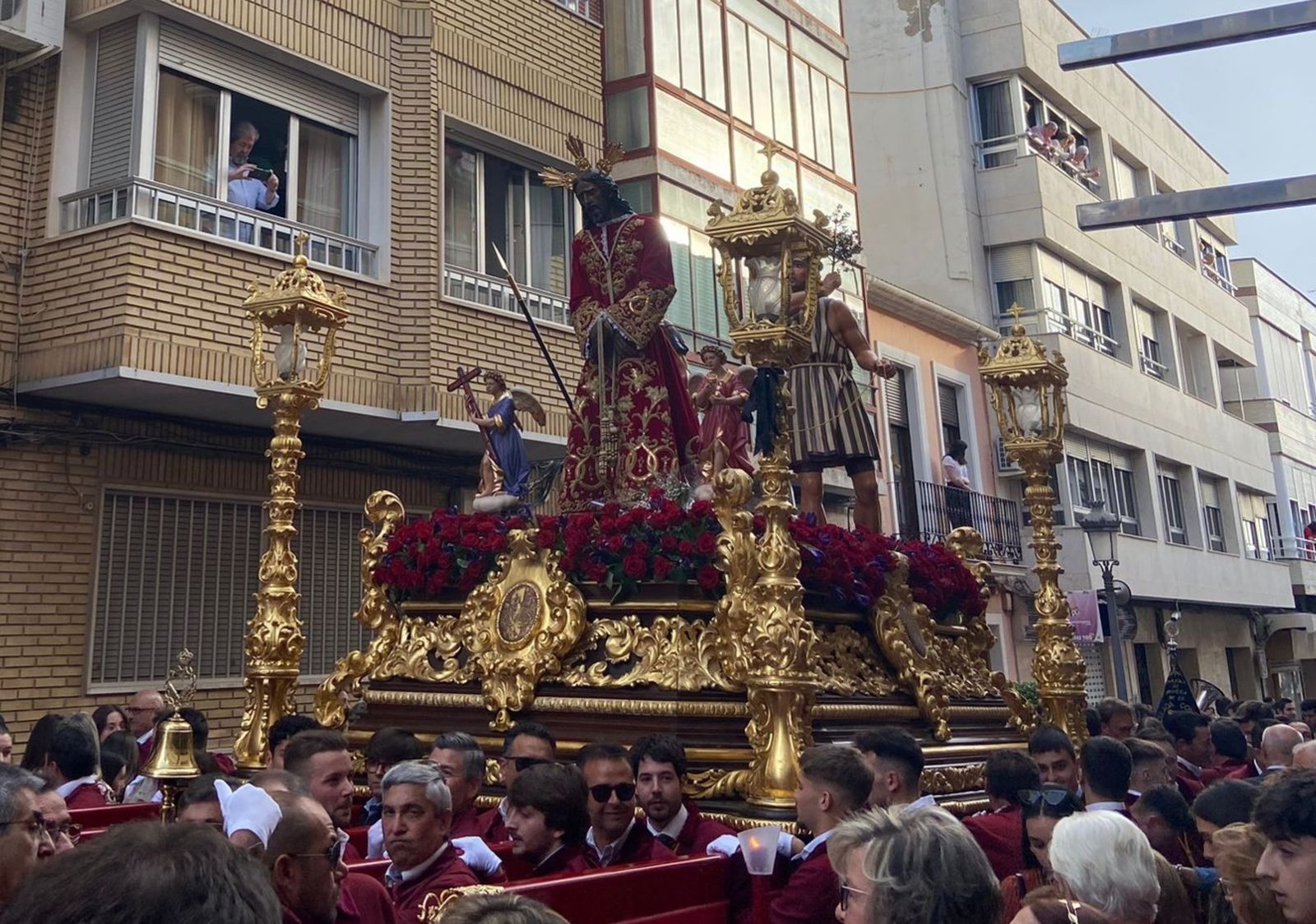 Paso de Jesús Preso en el Jueves Santo de Puente Genil.