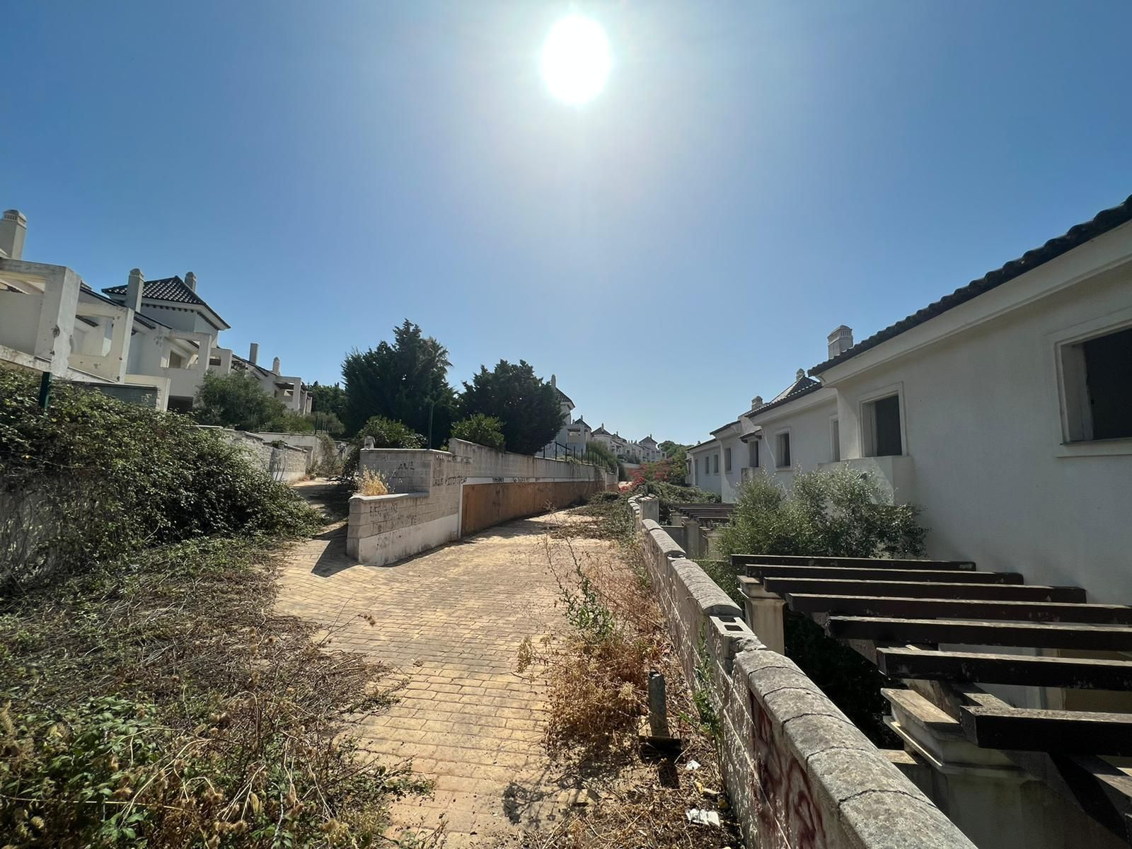 Viviendas ya finalizadas pero sin habitar en el sector Cortijo Grande.