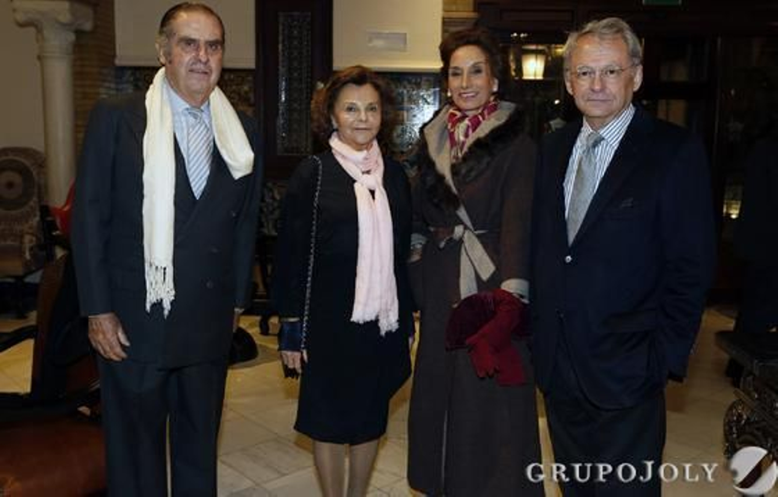 Jaime de Parias, Pilar González Green, Ana María Abascal y Juan Suárez.