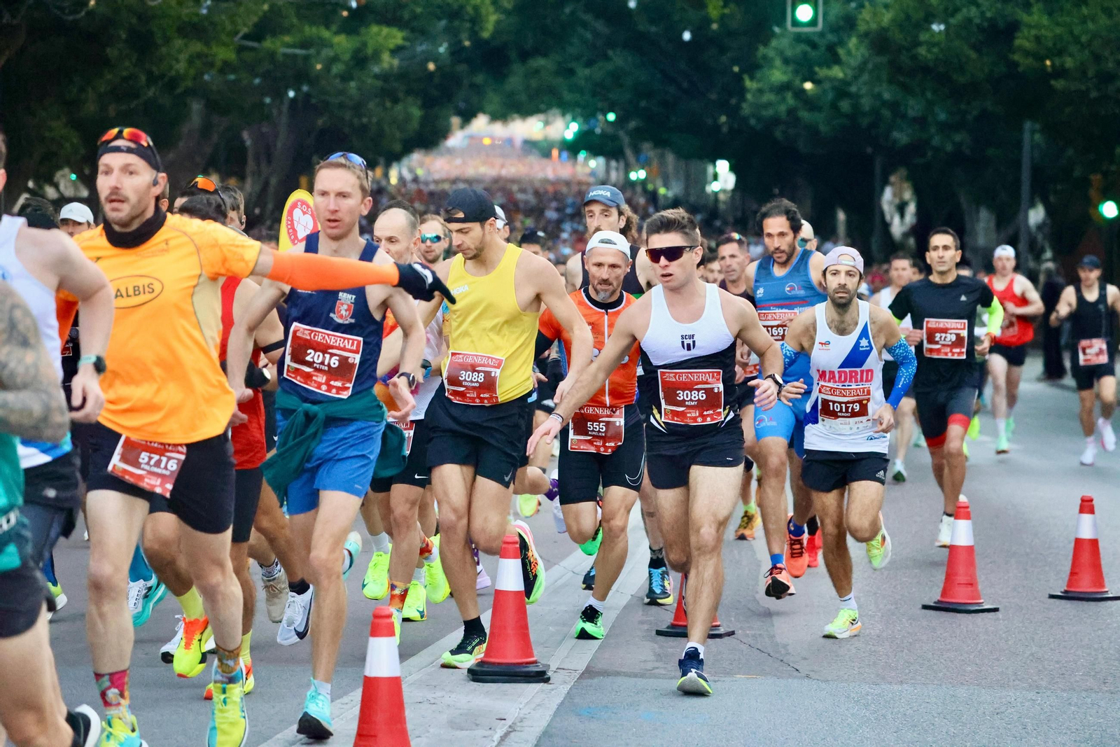 Las mejores fotos de la Maratón de Málaga 2024