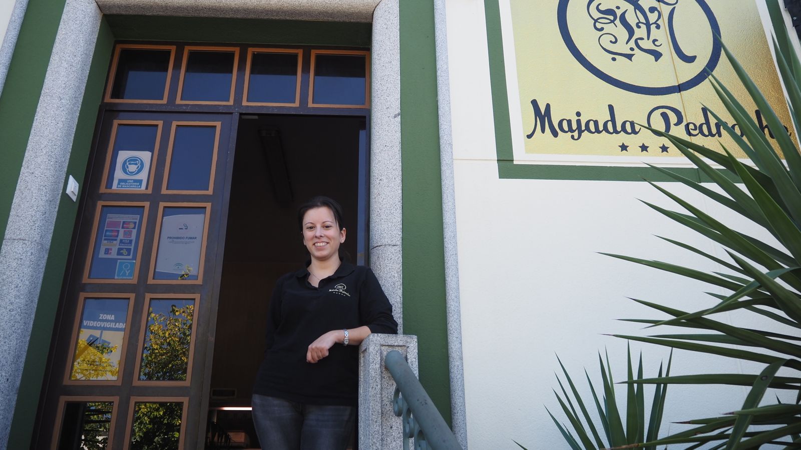 María José en la fabrica Majada Pedroche.