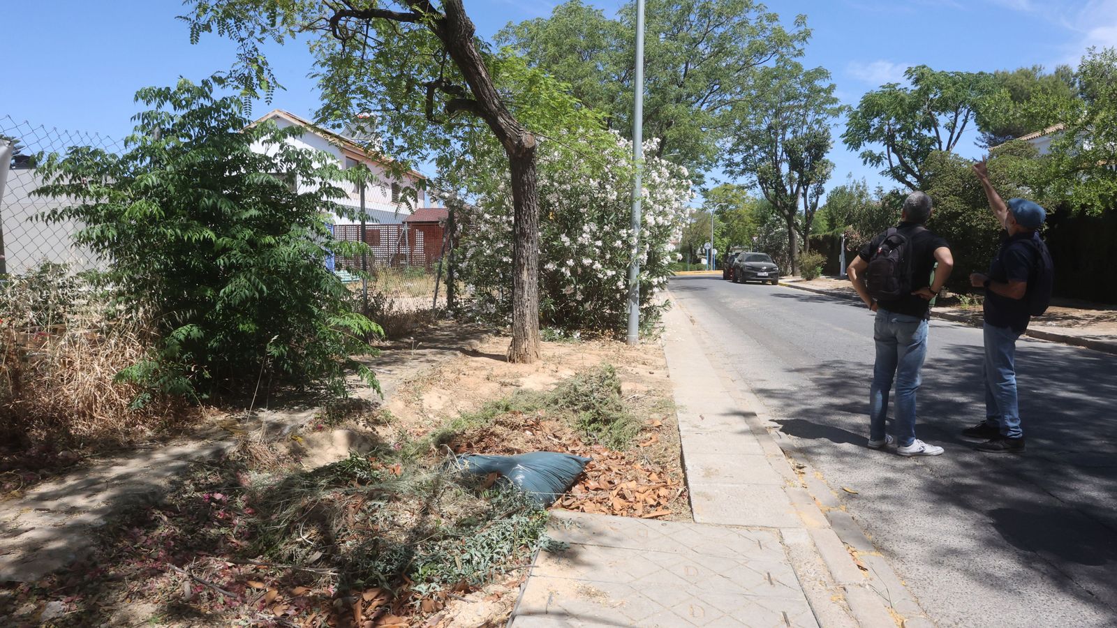 Basura acumulada en las calles.