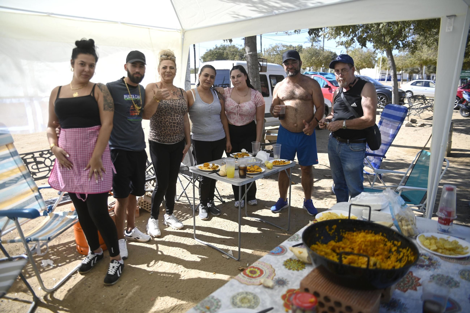 Los peroles se trasladan a El Arenal por San Rafael, en imágenes