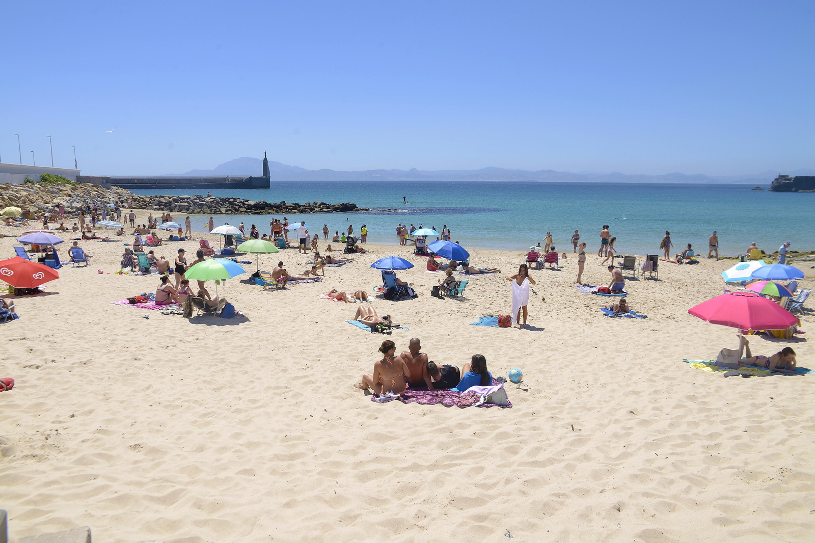 Fotos de las playas de Tarifa en el fin e semana