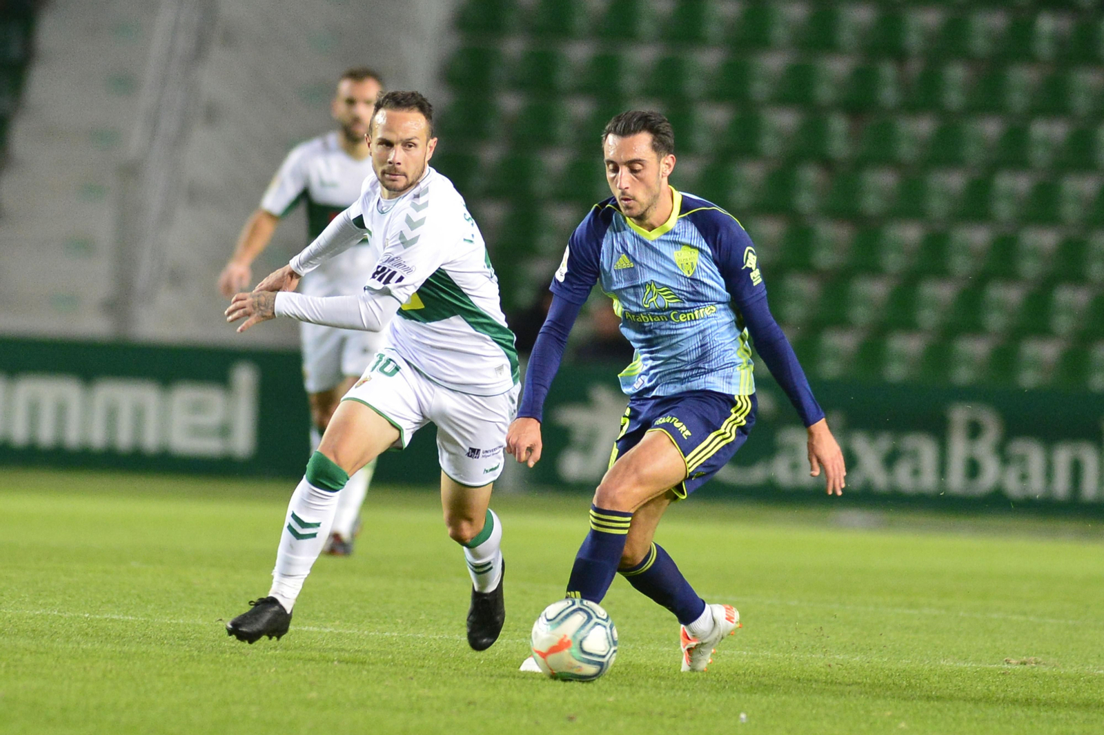 Aguza, en un partido ante el Elche