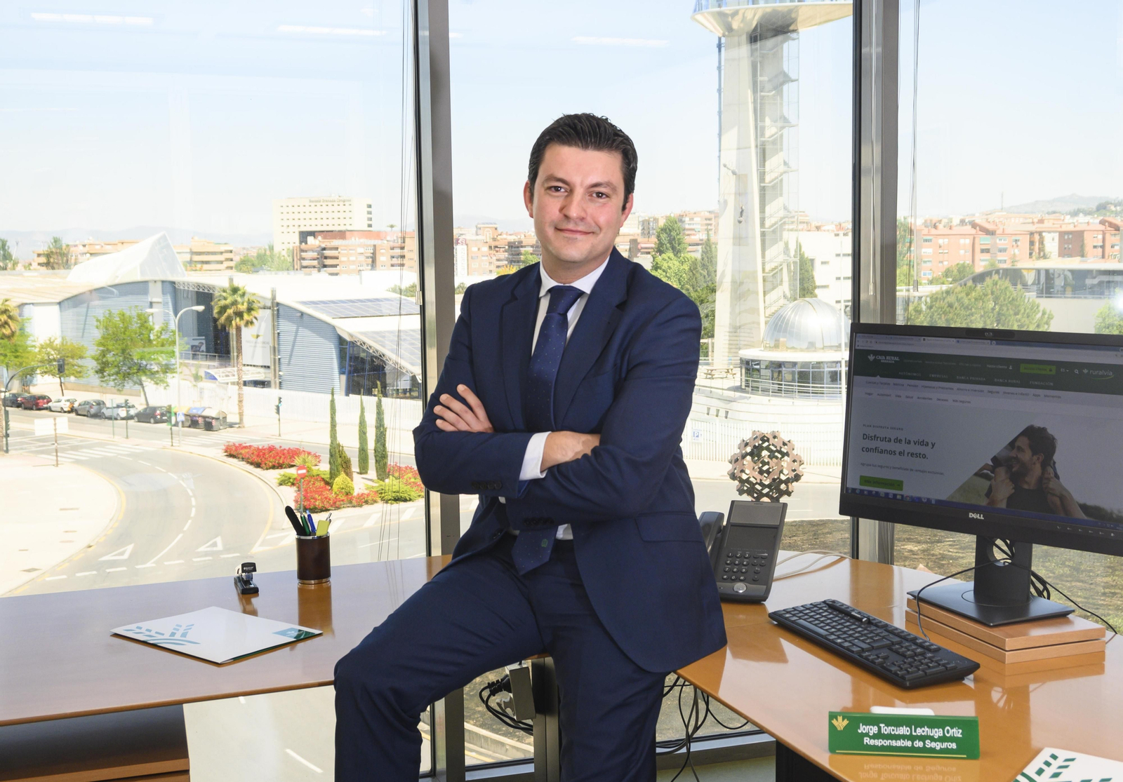 Jorge Lechuga Ortiz, director de Seguros de Caja Rural Granada.
