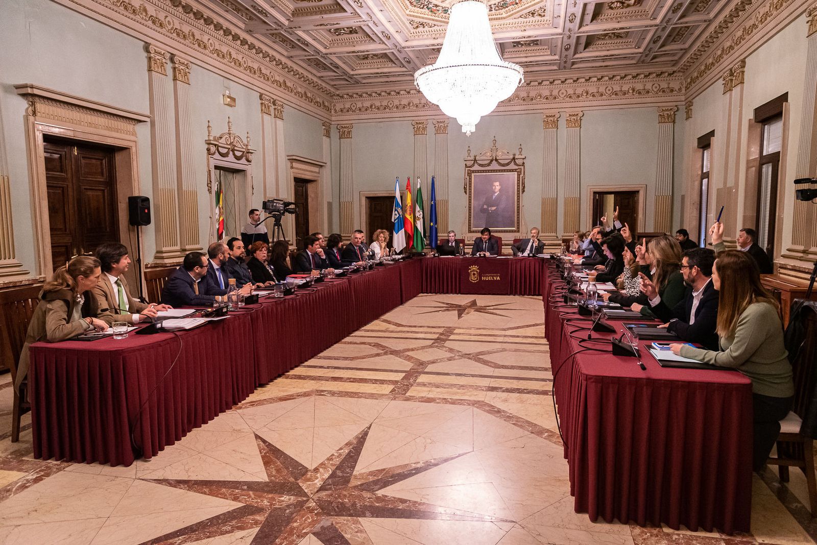 Sesión plenaria en la que se aprobaron inicialmente los presupuestos.