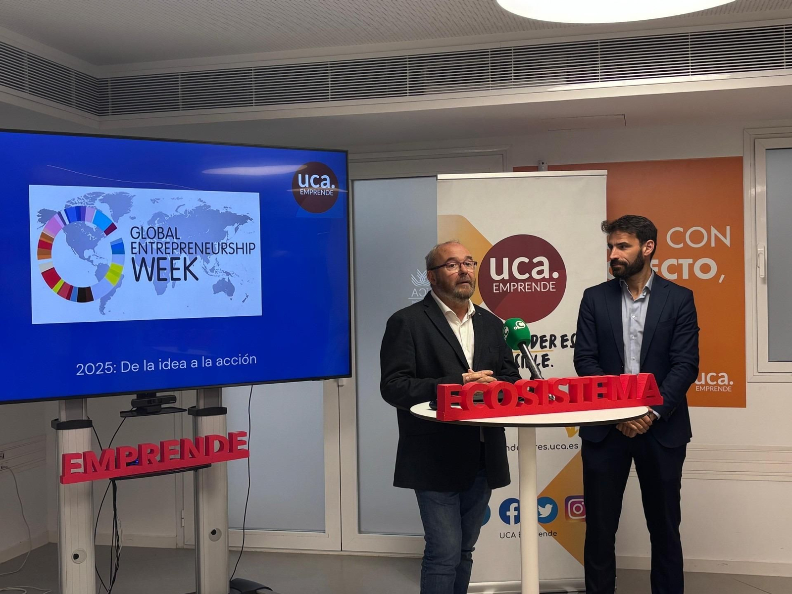 José Manuel Sánchez y Andrés Valverde han sido los encargados de presentar esta cita.